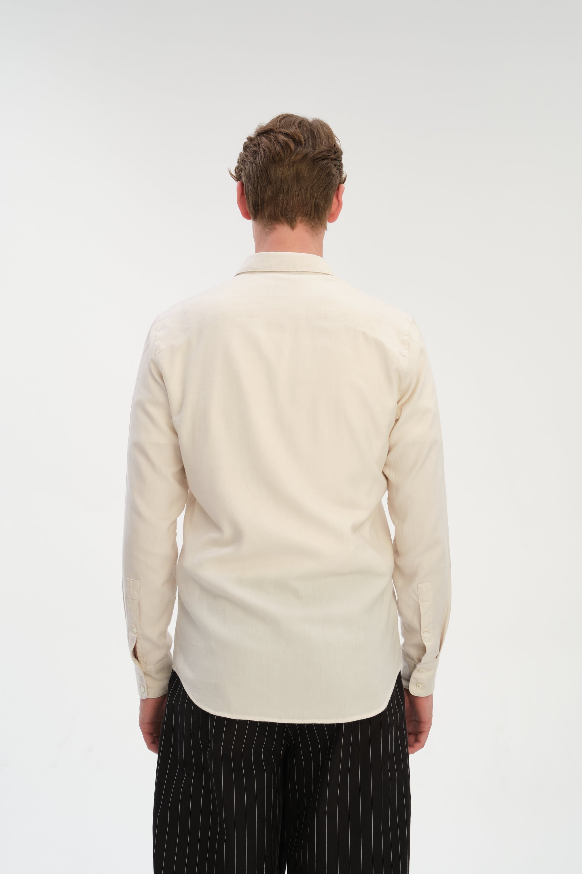 Feel Good Shirt in Creamy Silky Italian Lyocell and Organic Cotton Flannel