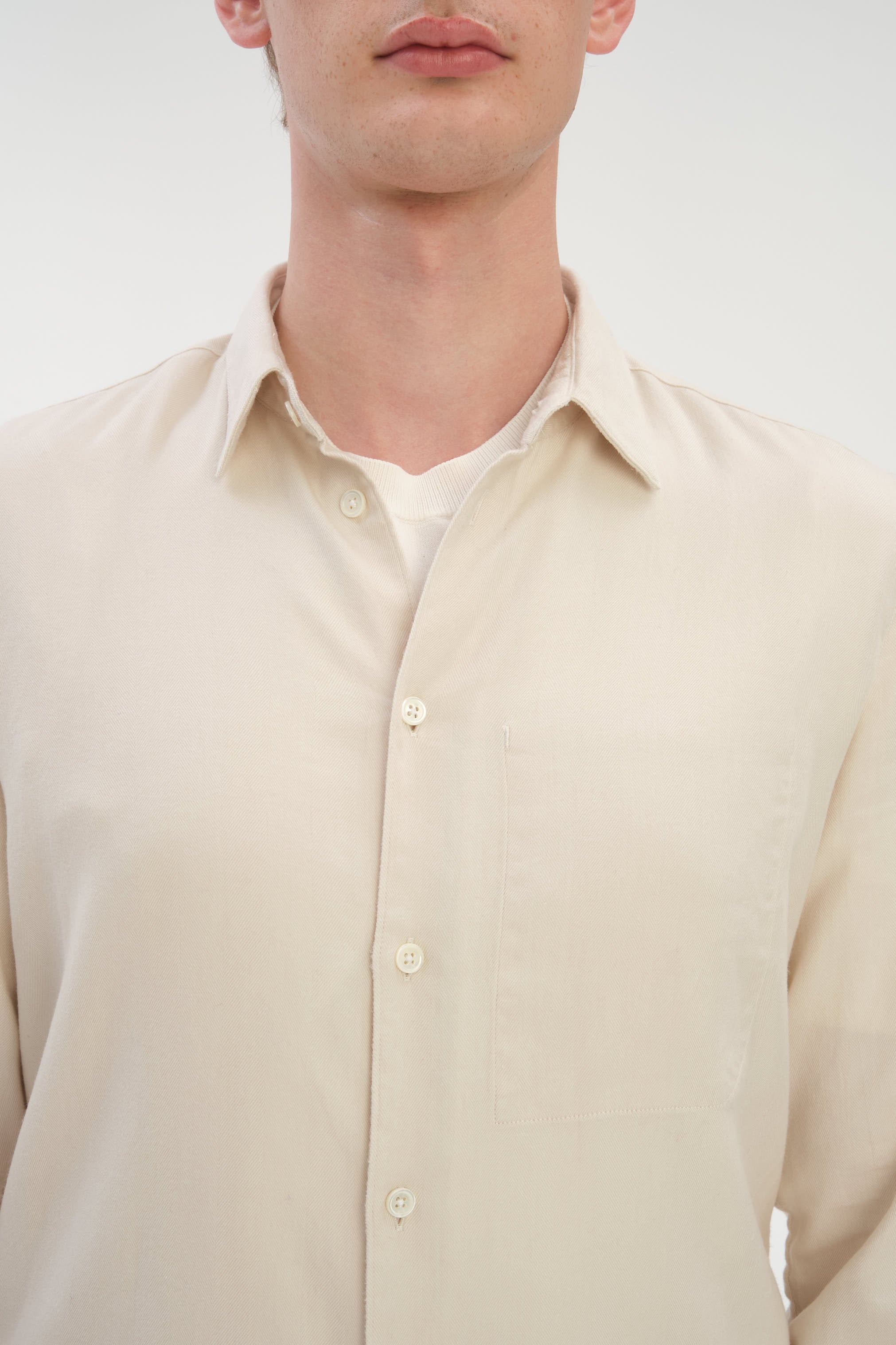 Feel Good Shirt in Creamy Silky Italian Lyocell and Organic Cotton Flannel