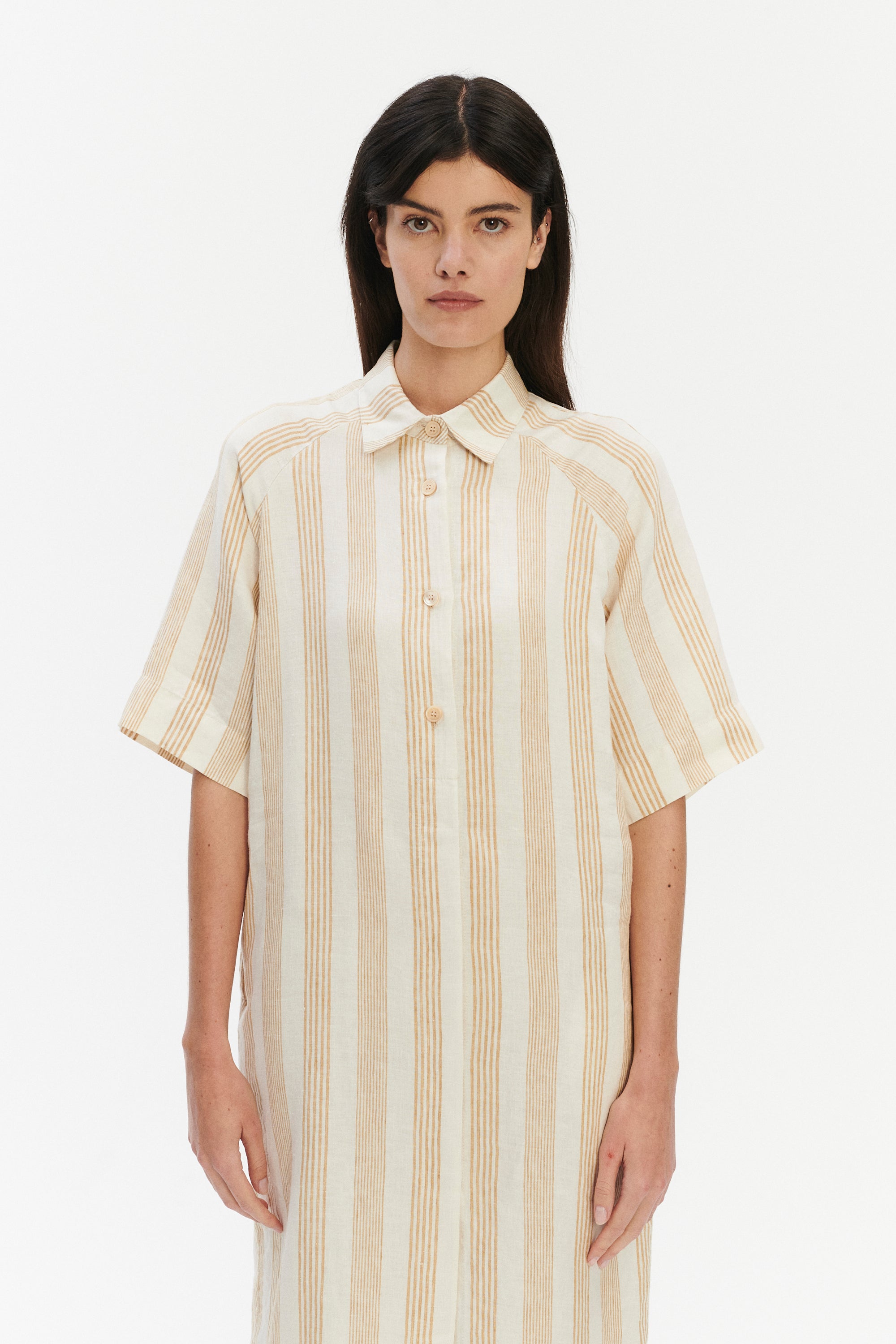 Dress in a  in Pure Finest  Italian Linen