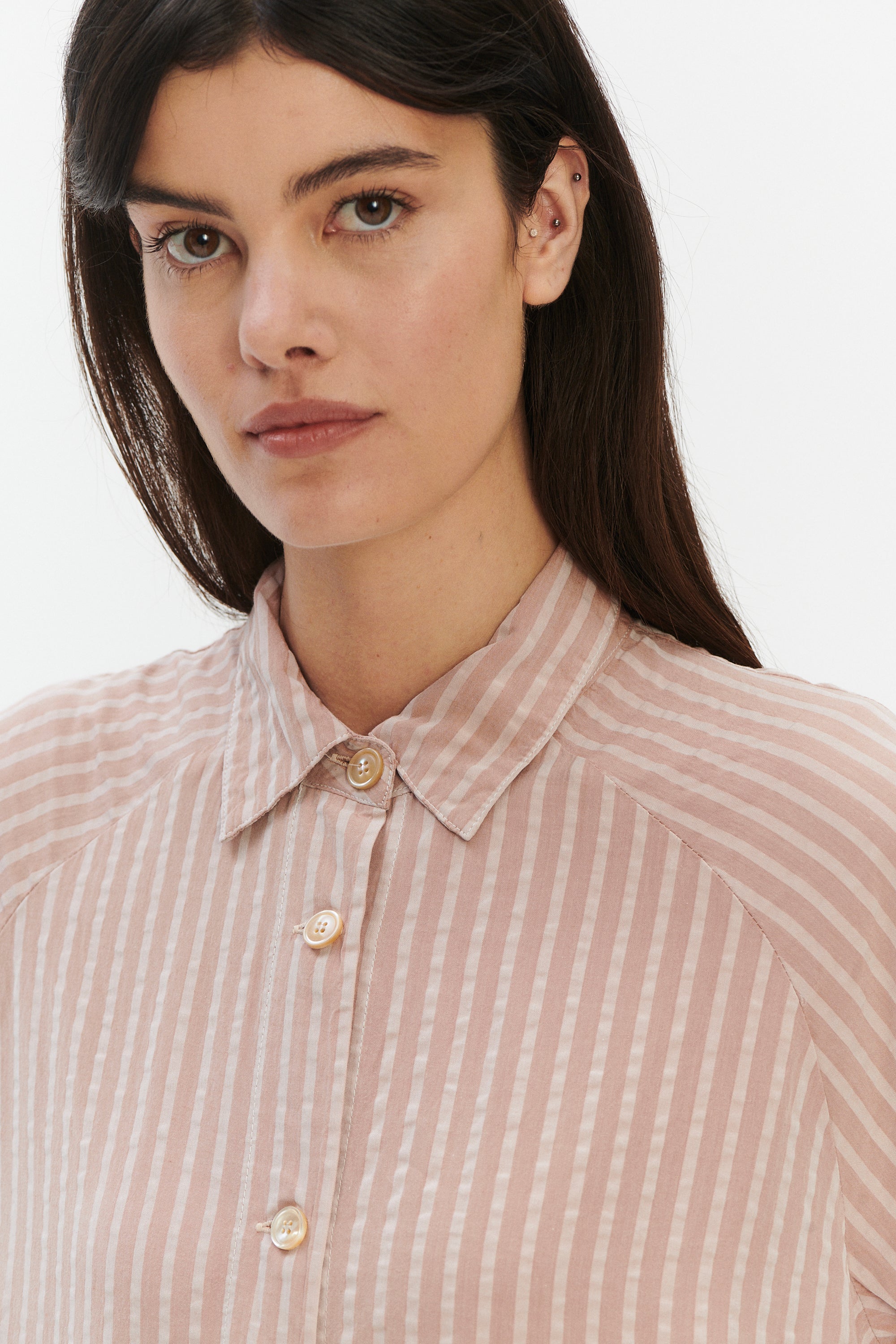 Dress in a  in Pure Airy and Fluid Tencel - All Made in Europe