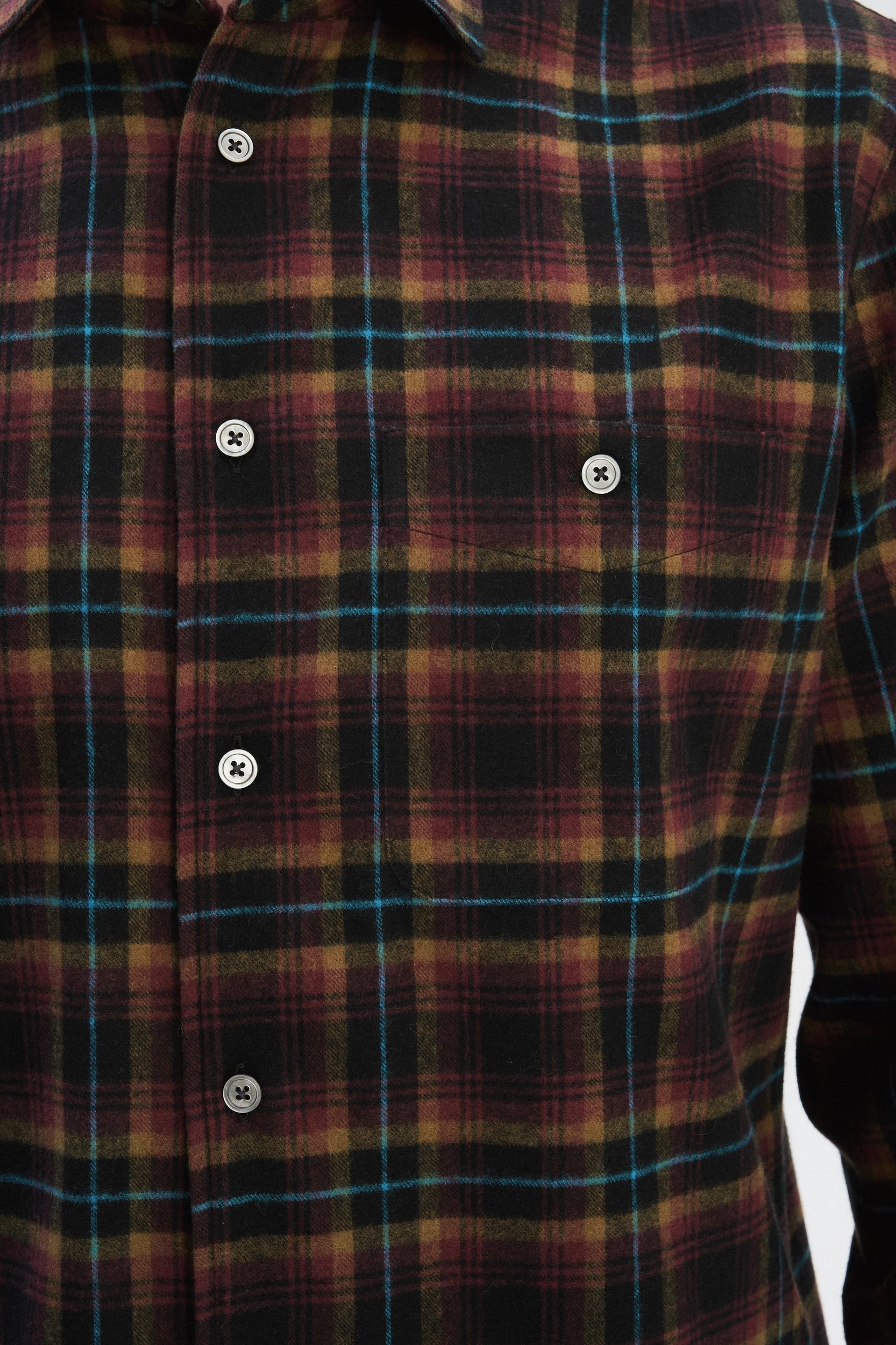 Strong Shirt in a Checked Recycled Structural Flannel