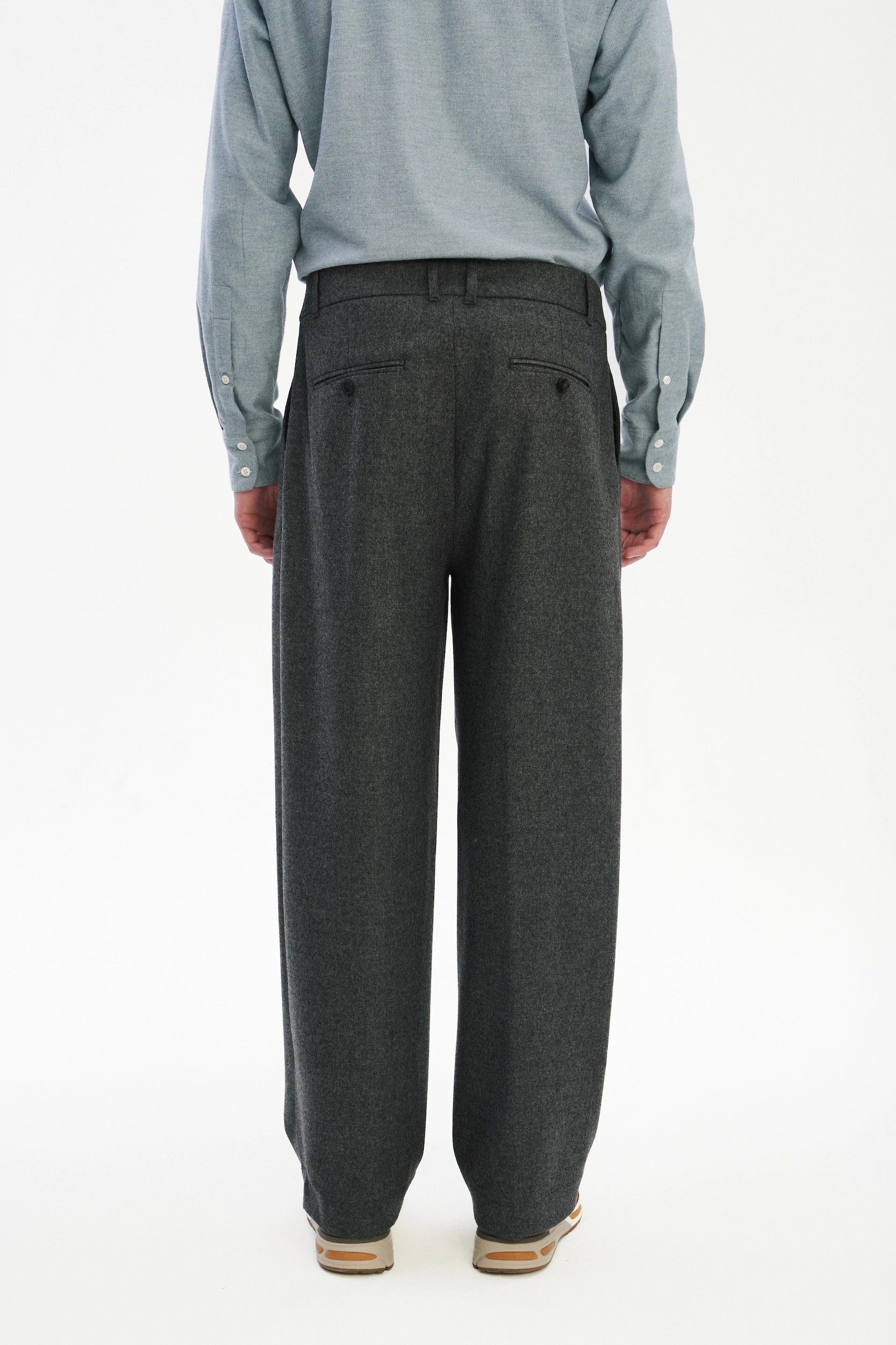 Utrecht Trousers in the Finest Grey Virgin Wool