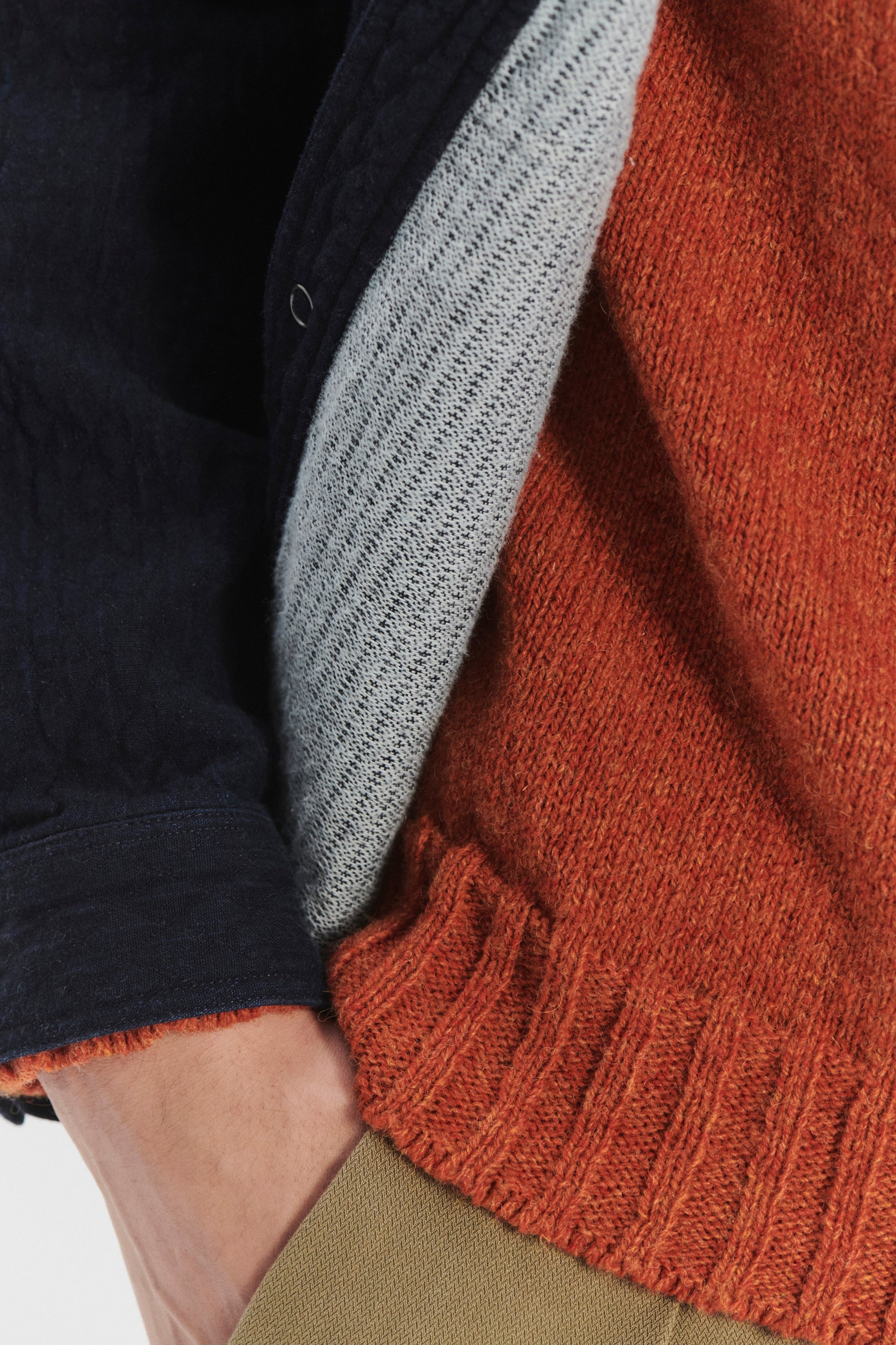 French Workwear Jacket in the finest Deep Blue Japanese Cotton Denim