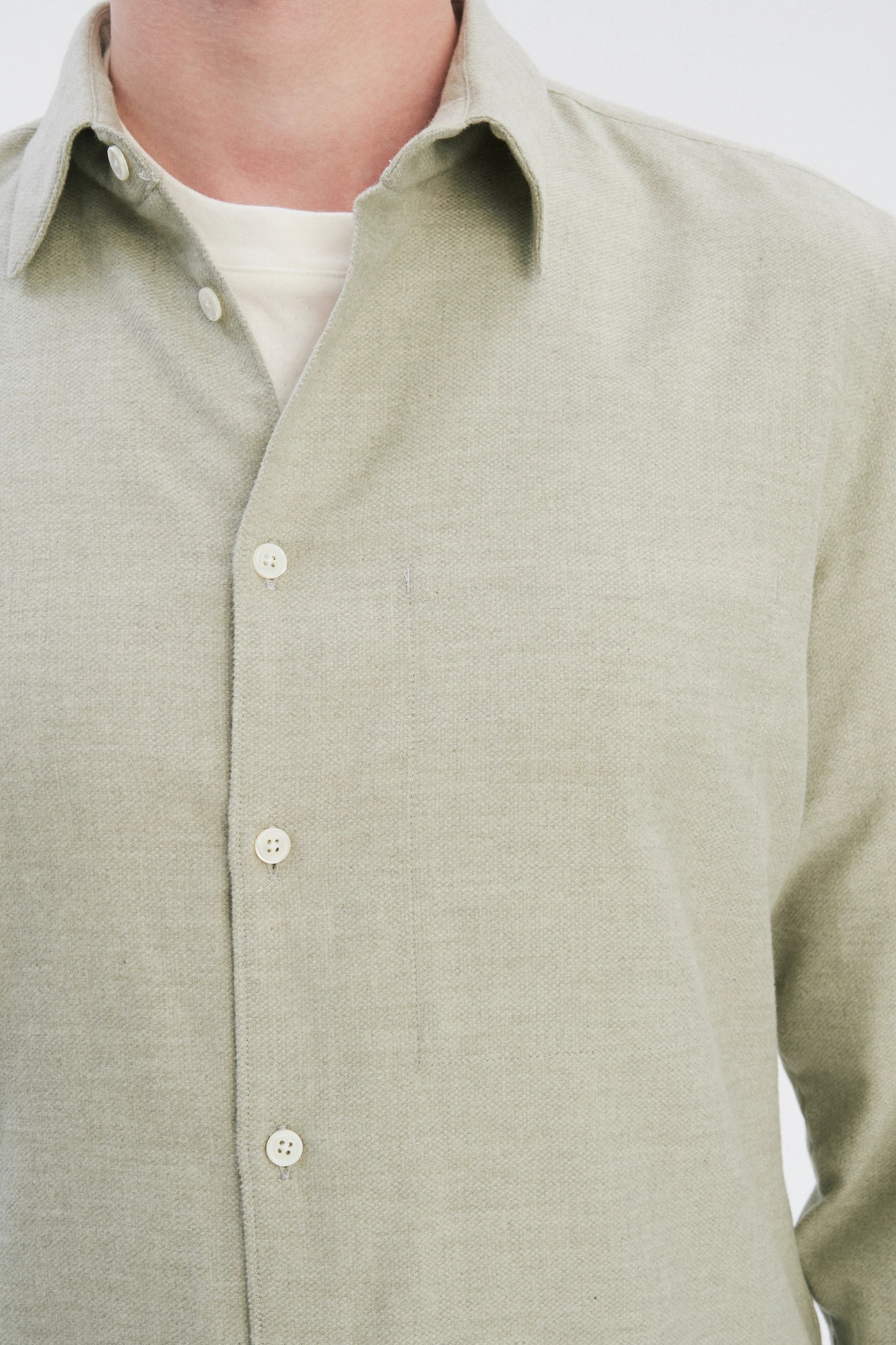 Feel Good Shirt in the Finest Cotton – Pastel Green