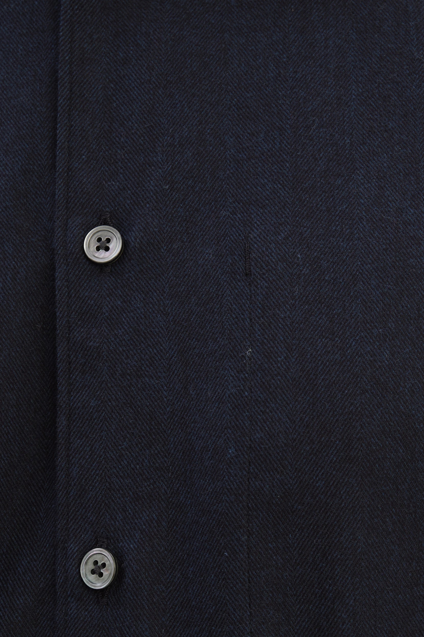 Feel Good Shirt in Navy Silky Italian Lyocell and Organic Cotton Flannel