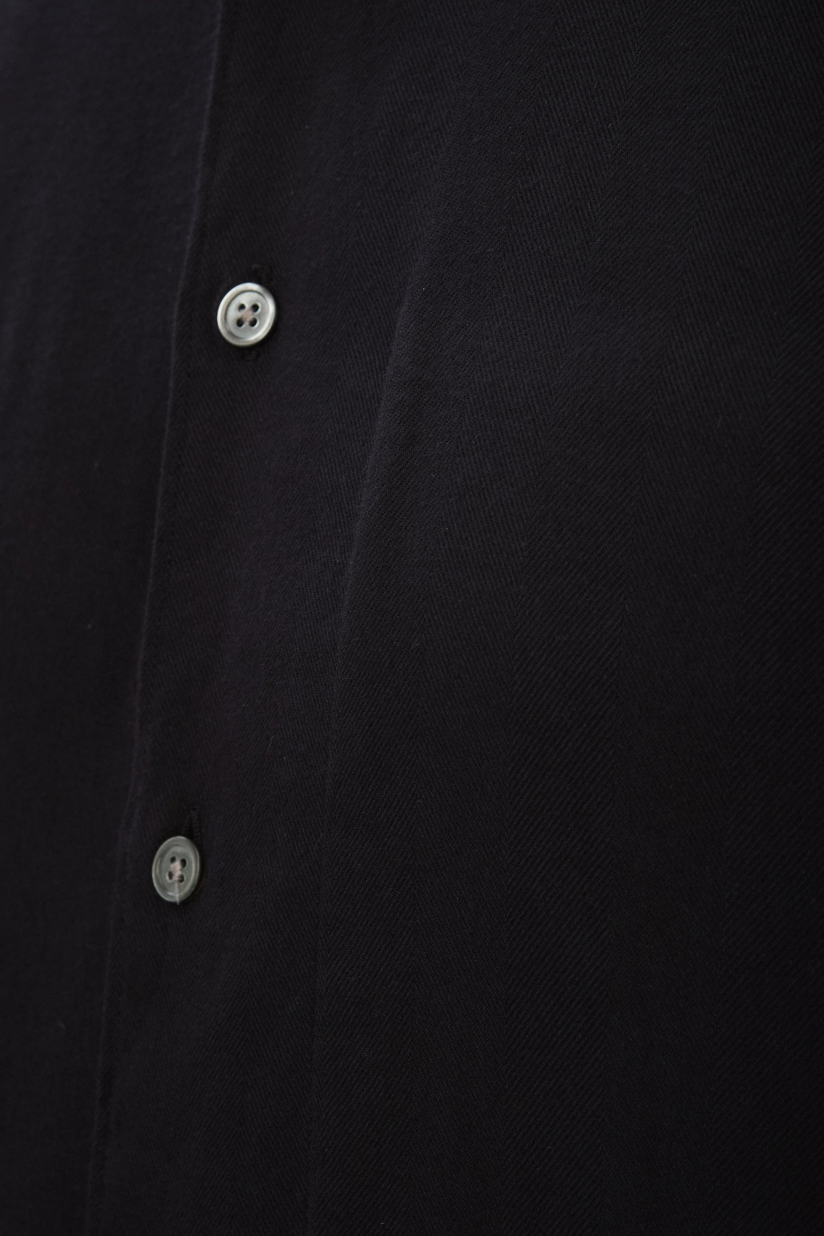 Feel Good Shirt in Dark Navy Silky Italian Lyocell and Organic Cotton Flannel