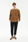 Crewneck Sweater in the Finest Mustard Lambs Wool