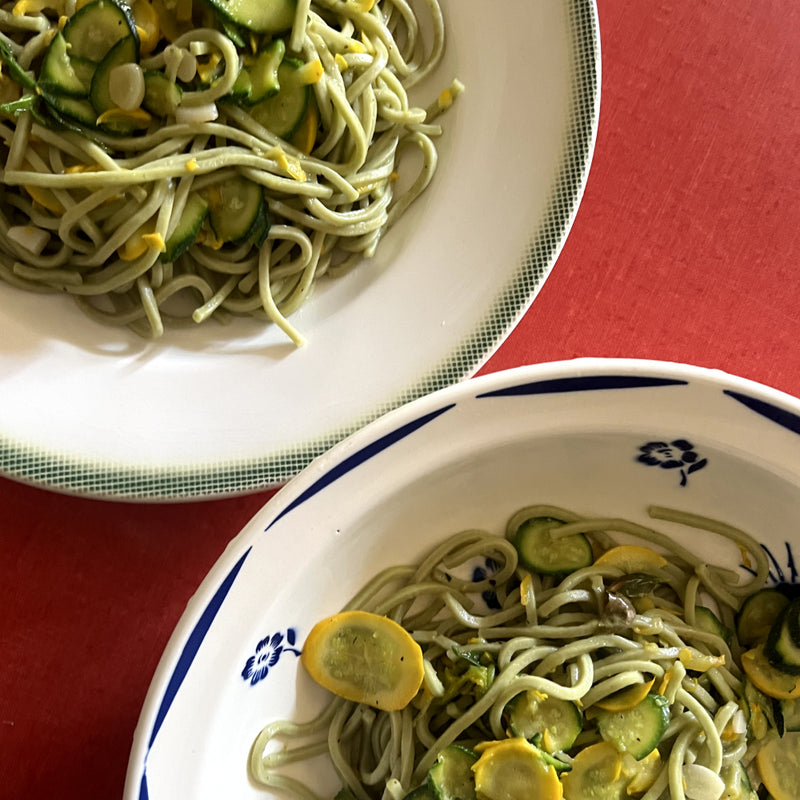 Summer Zucchini Pasta With Lemon & Basil