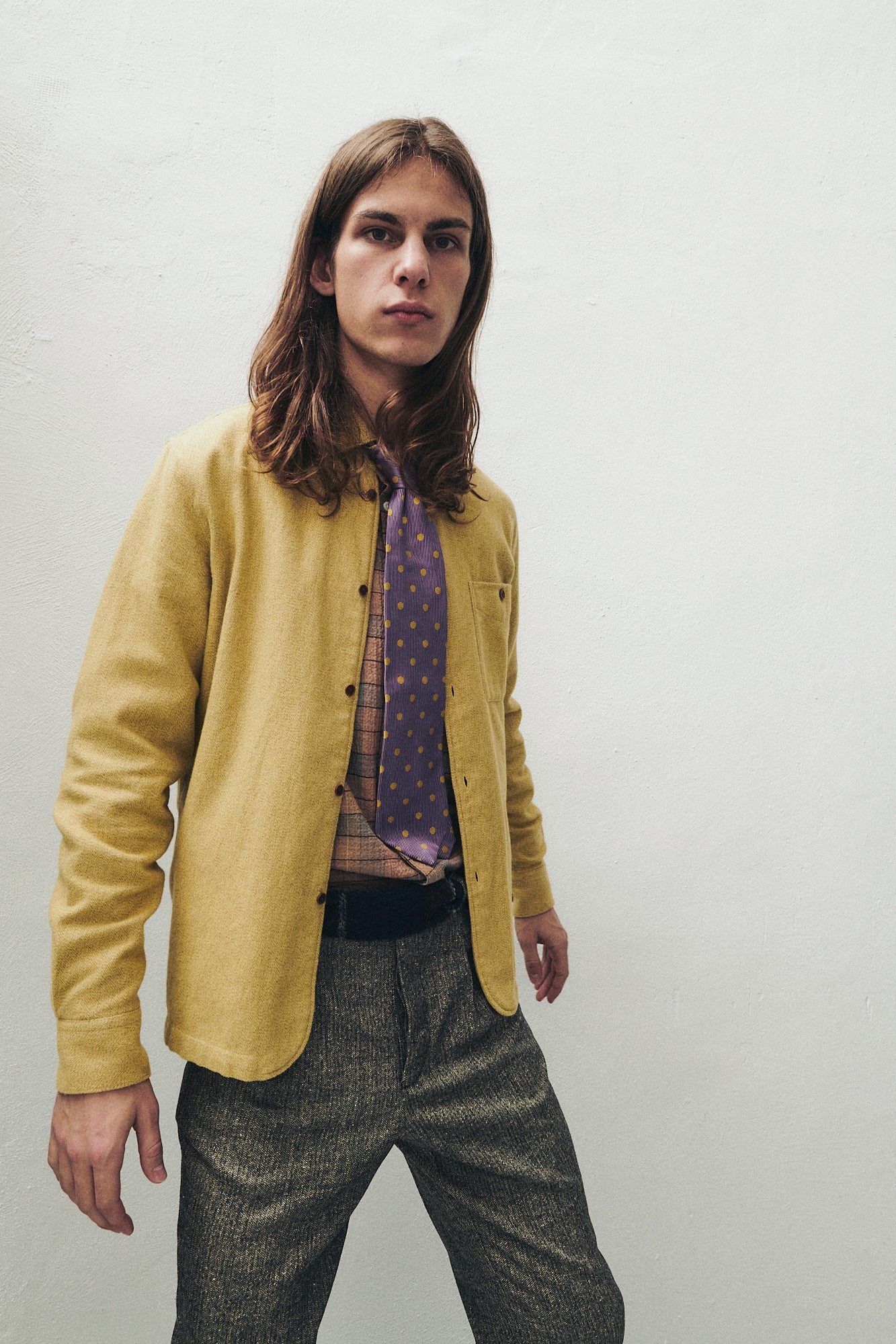 Strong Shirt in the Finest Yellow Portuguese Cotton Flannel