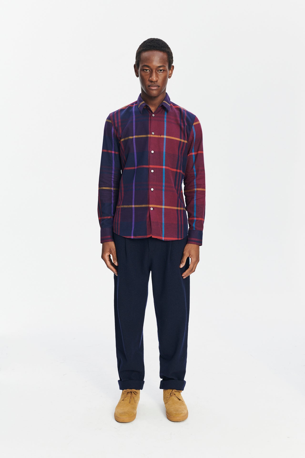 Feel Good Shirt in the Finest Italian Vibrant Flannel