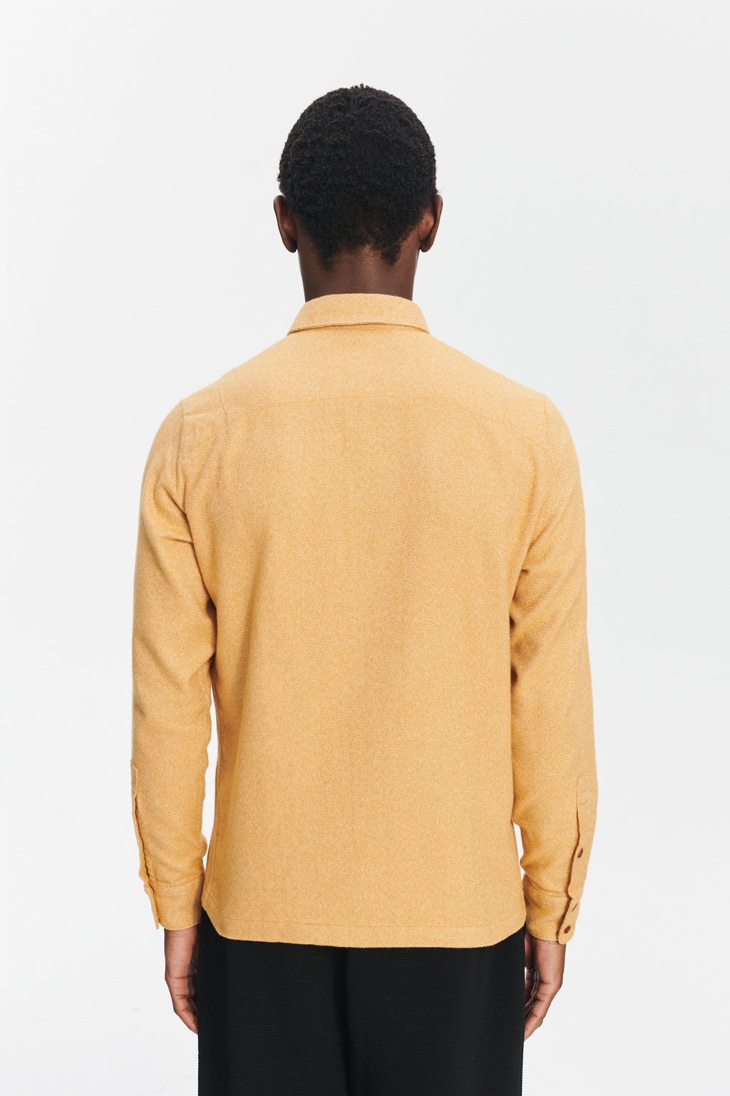 Strong Shirt in the Finest Portuguese Curcuma Yellow Cotton Flannel