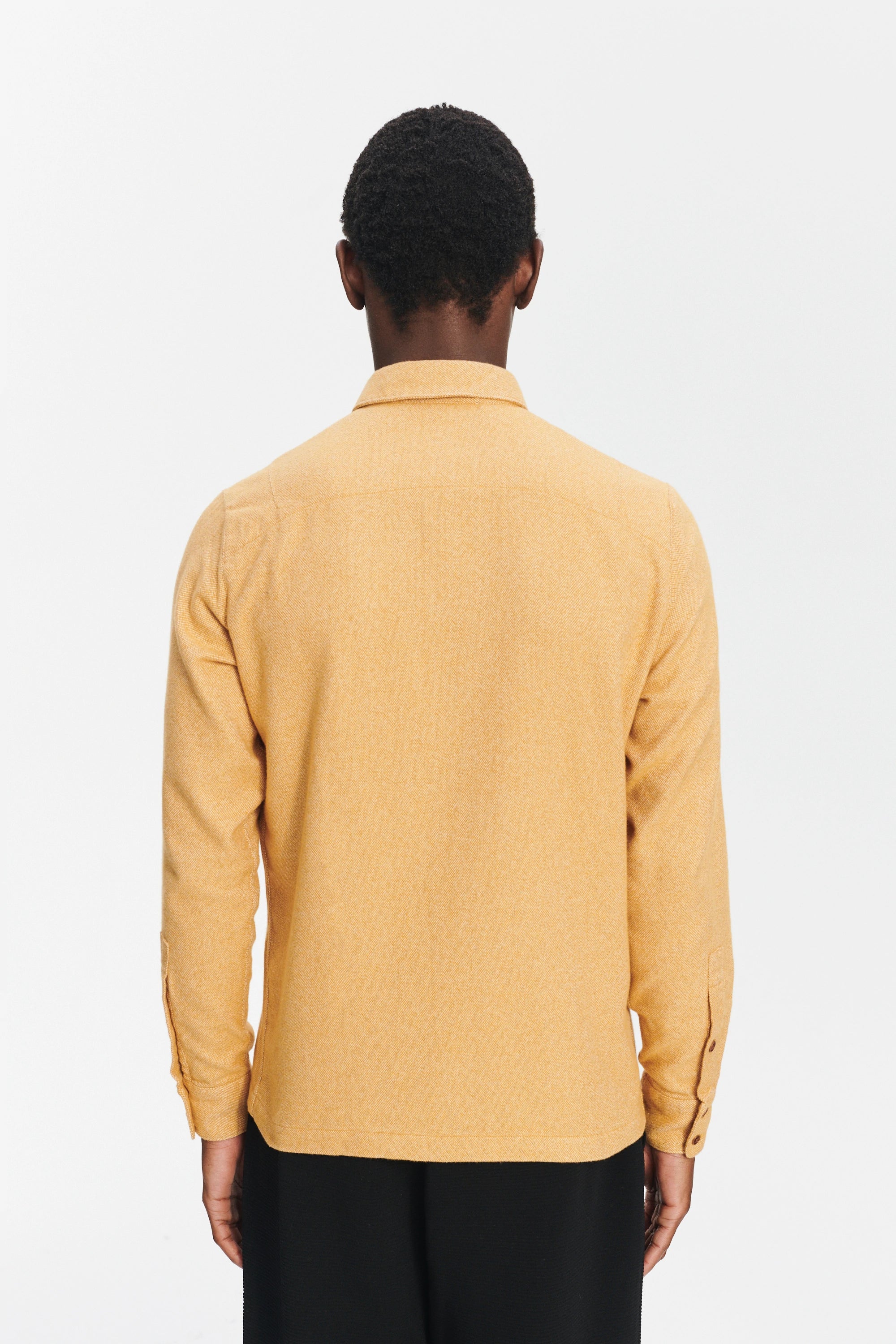 Strong Shirt in the Finest Portuguese Curcuma Yellow Cotton Flannel
