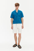 Camp Collar Shirt  in a Structured and Light Cotton