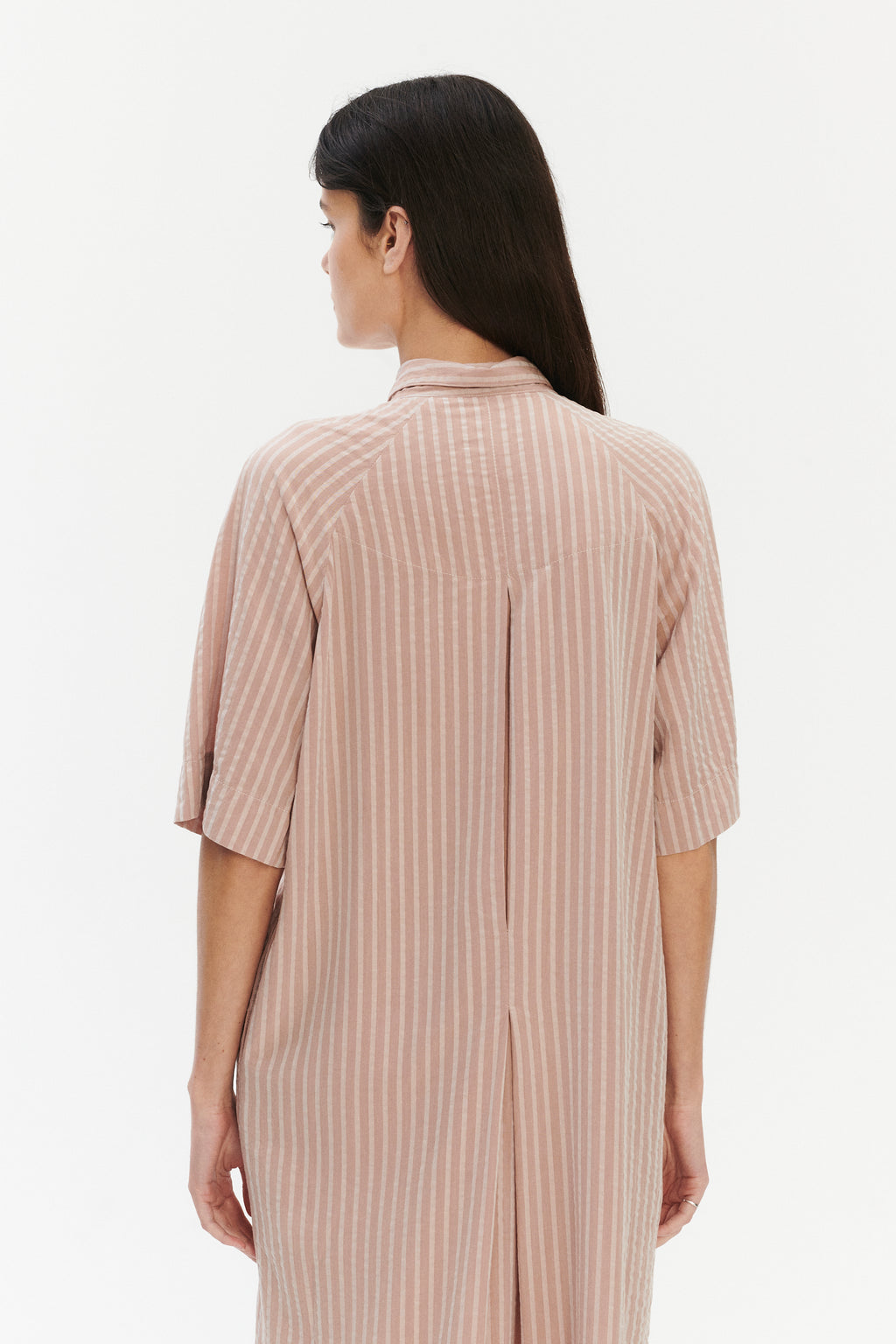 Dress in a  in Pure Airy and Fluid Tencel - All Made in Europe