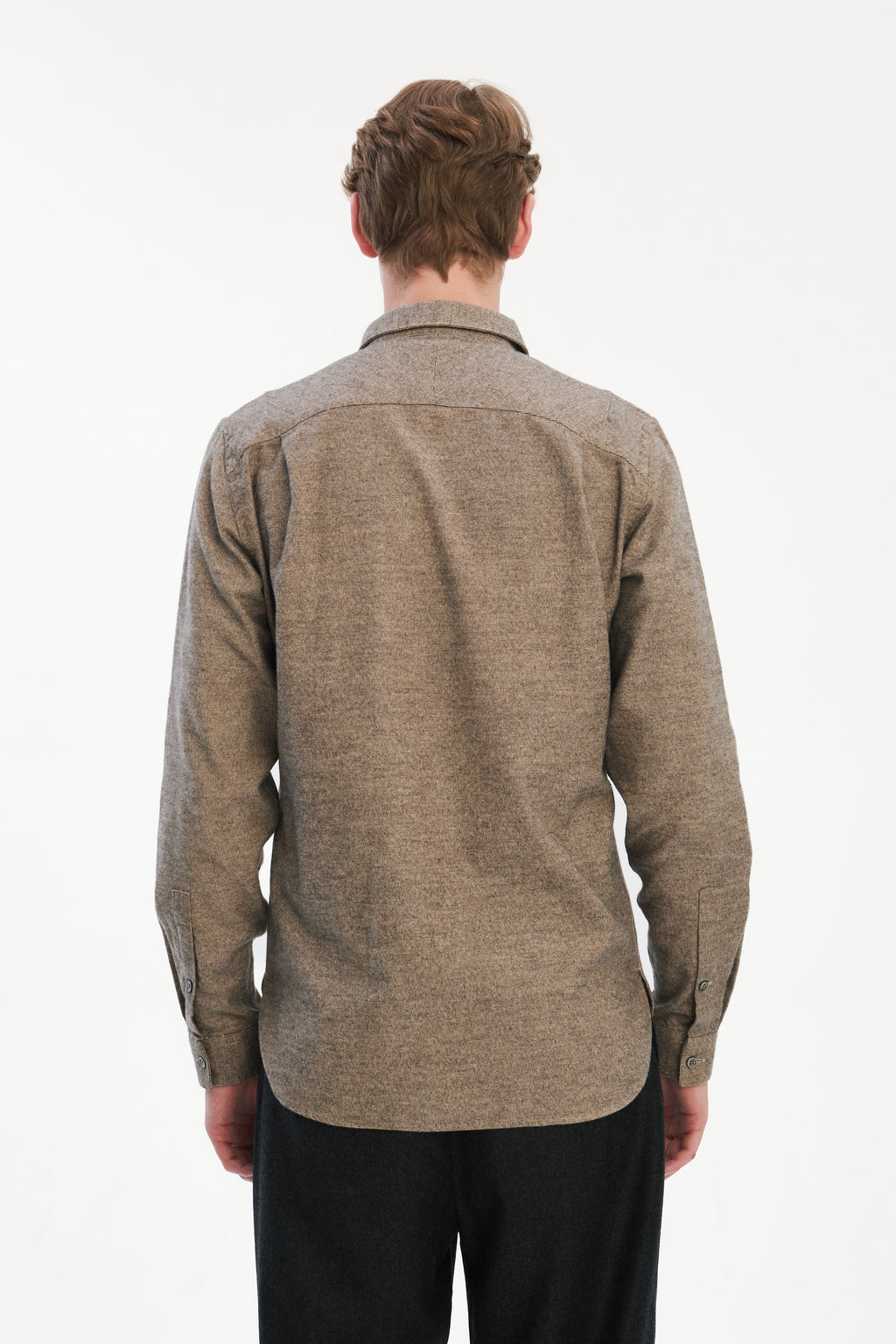 Farmer Shirt in a Fine Portuguese Brushed Flannel