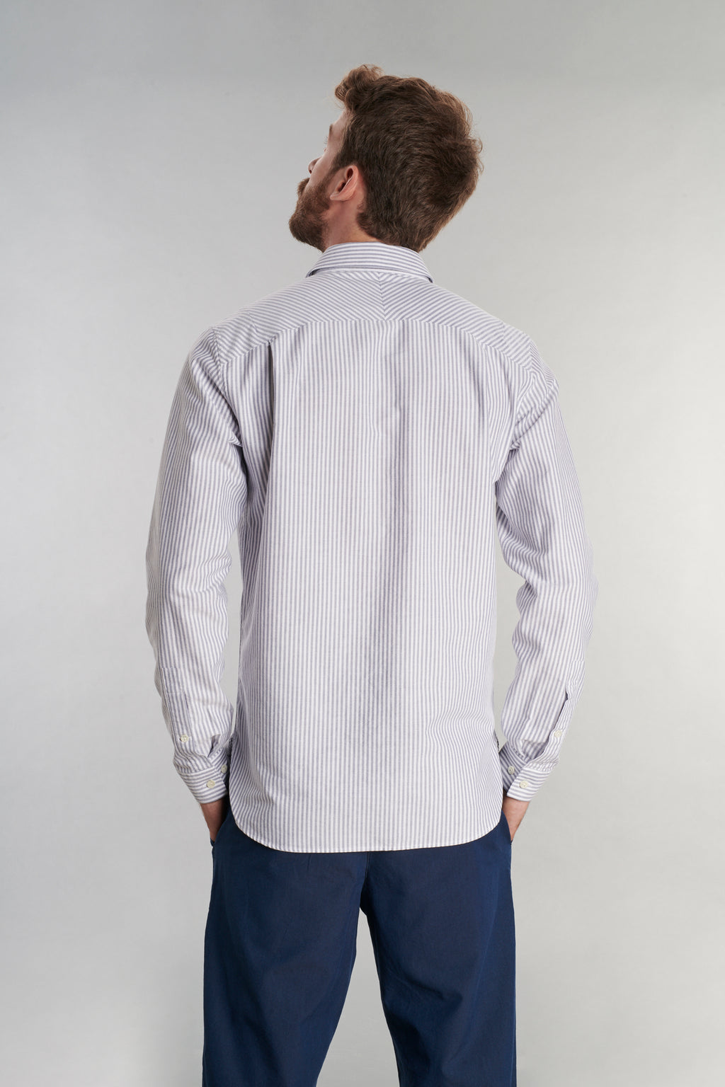 Farmer Shirt in the Finest Brushed Portuguese Oxford Cotton