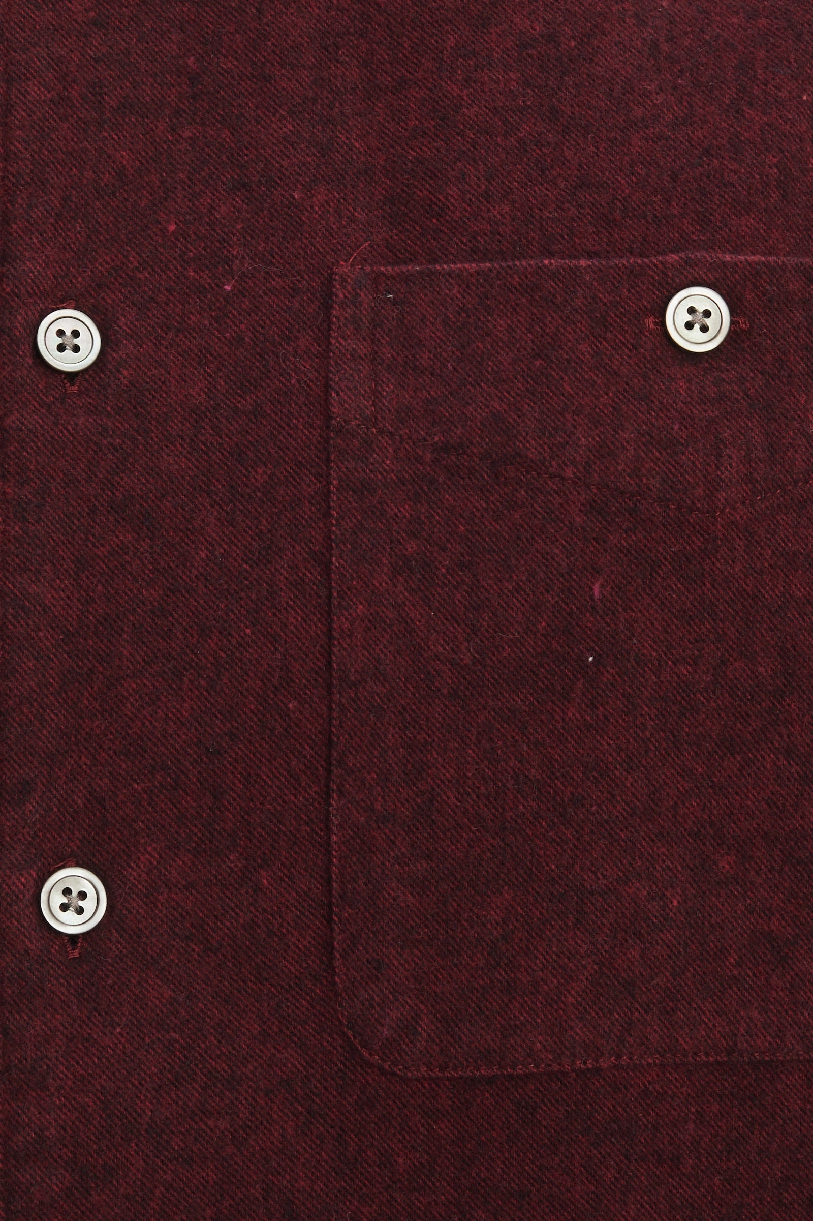 Strong Shirt in a Wine Recycled Italian Cotton Flannel