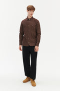 Strong Shirt in a Japanese Blend of Organic Cotton & Yak – Brown