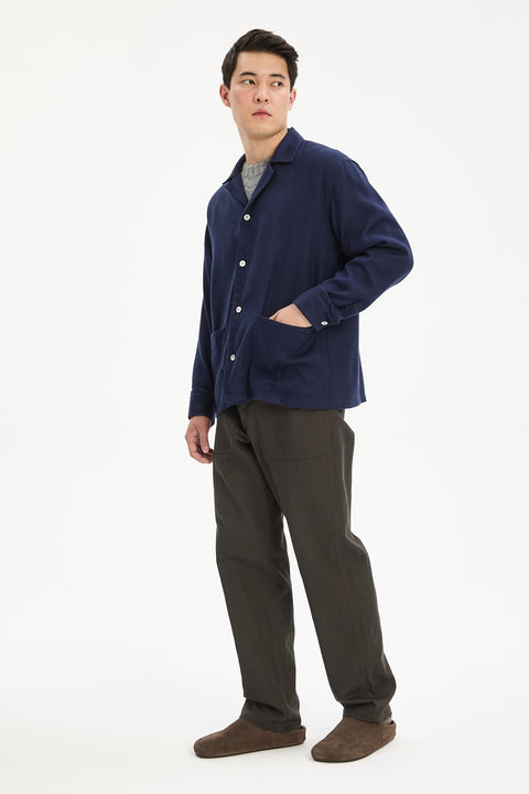 Lisboa Overshirt in Soft Portuguese Combed Tencel