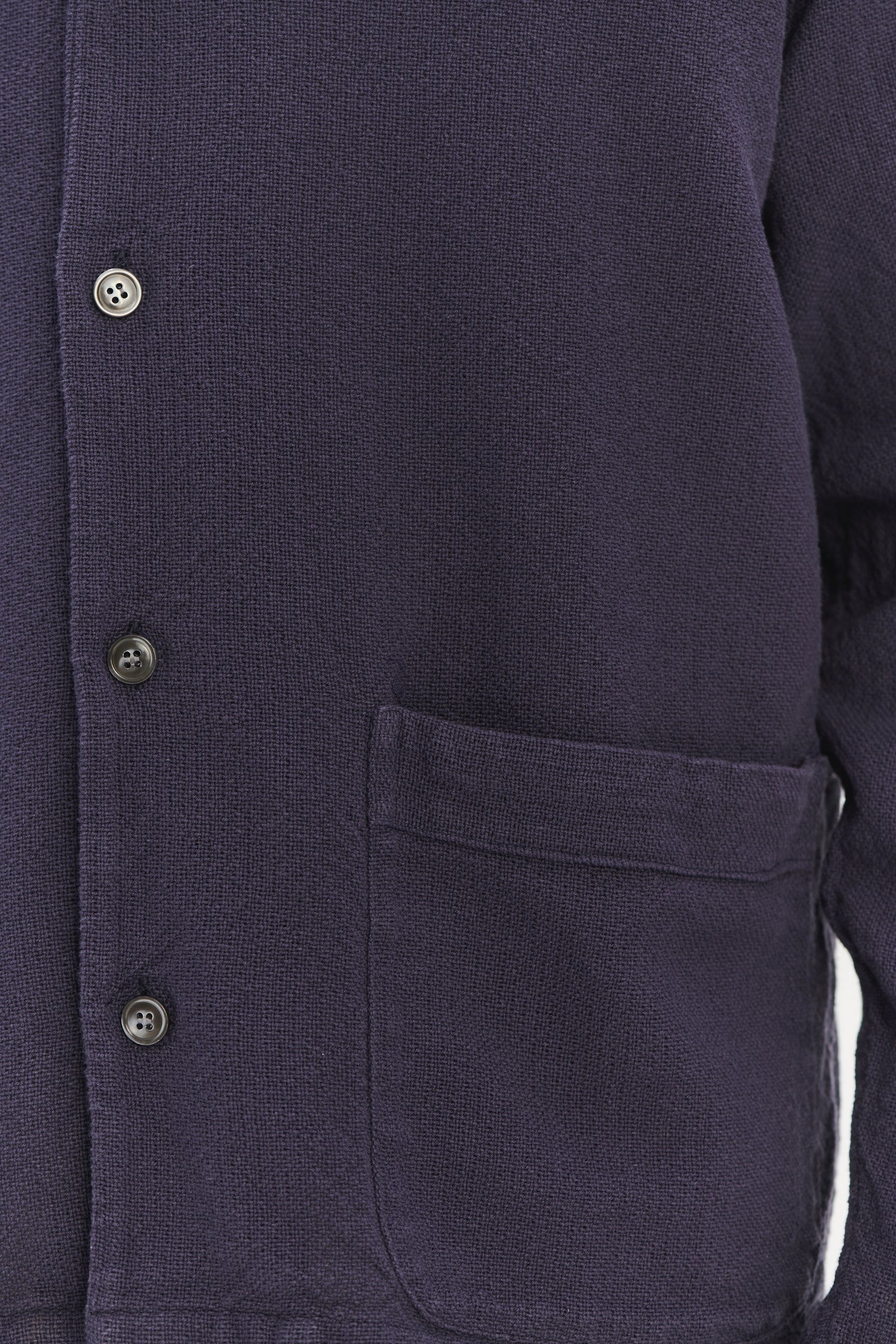 Workwear Overshirt in a Navy Blue Portuguese Cotton