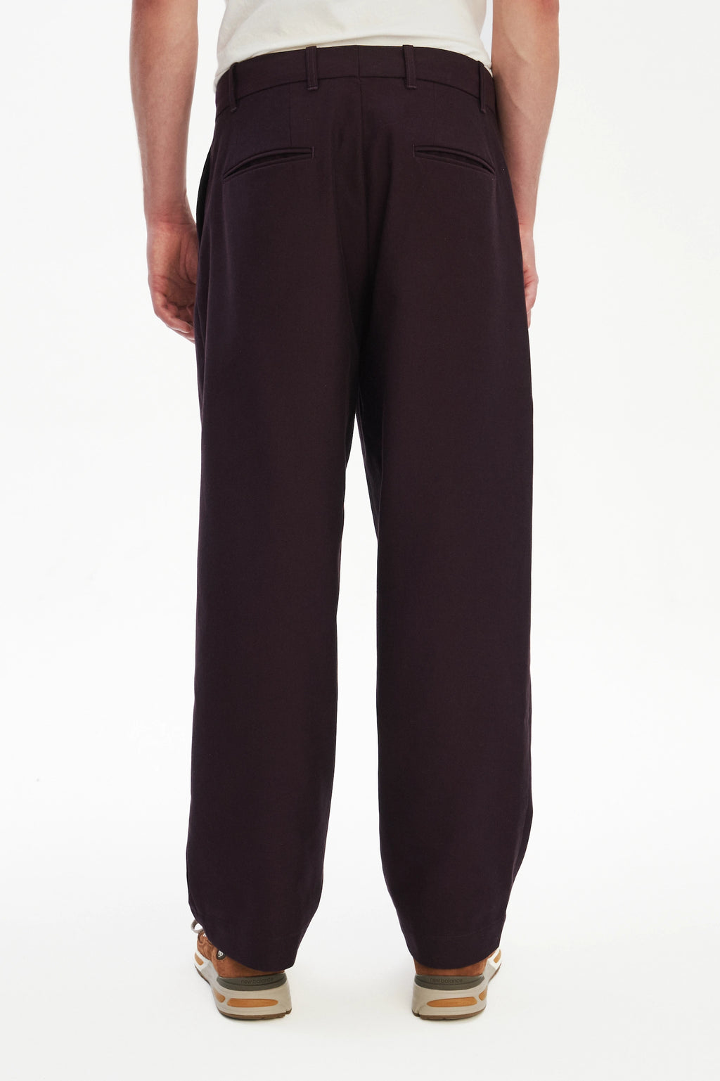 Amsterdam Trousers in the Wine Finest Italian Cotton by Subalpino