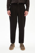 Genuine Trousers in the Finest Mix of Earthy Brown Italian Virgin Wool and Nylon