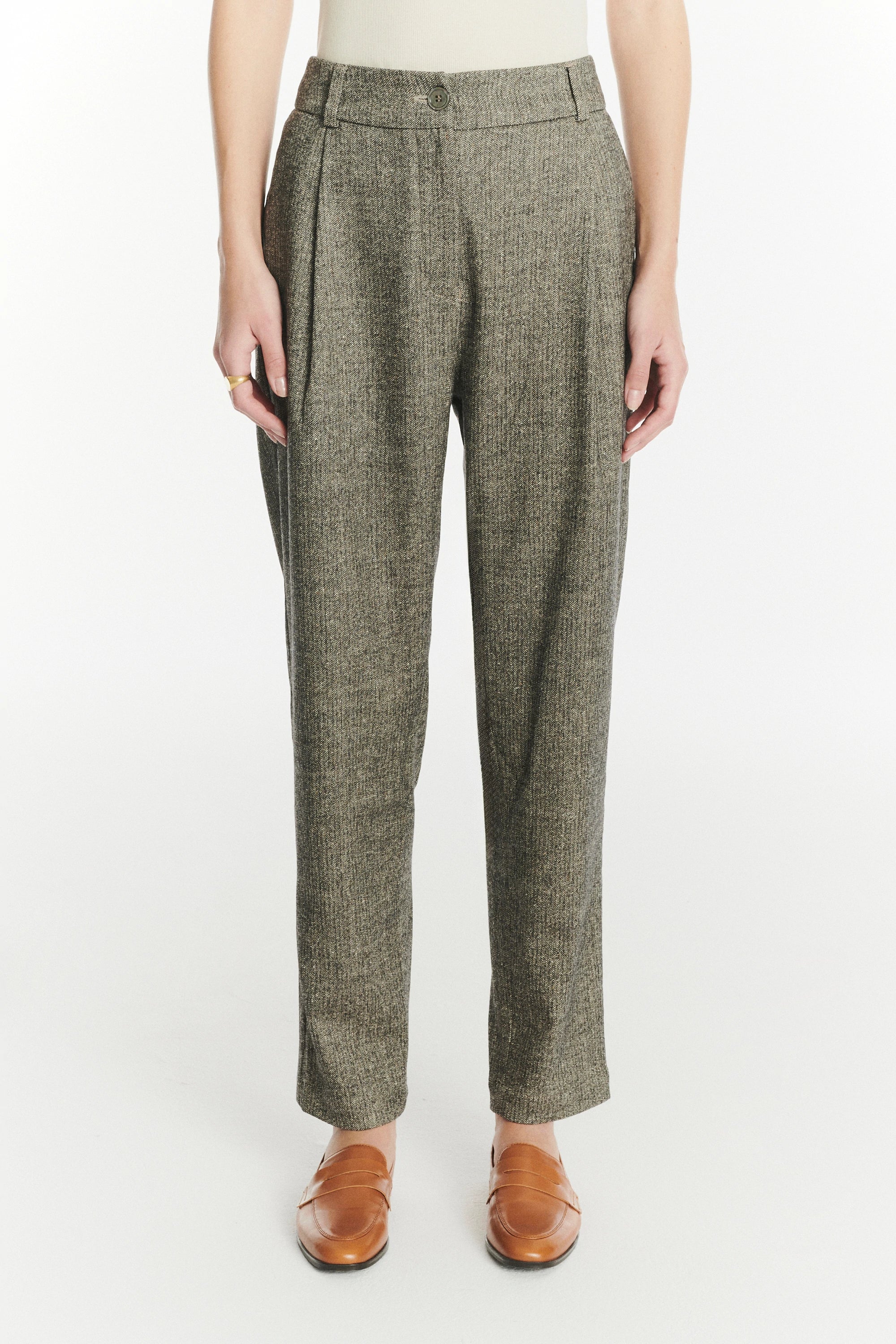 Genuine Trousers in the Finest Italian Wool and Silk