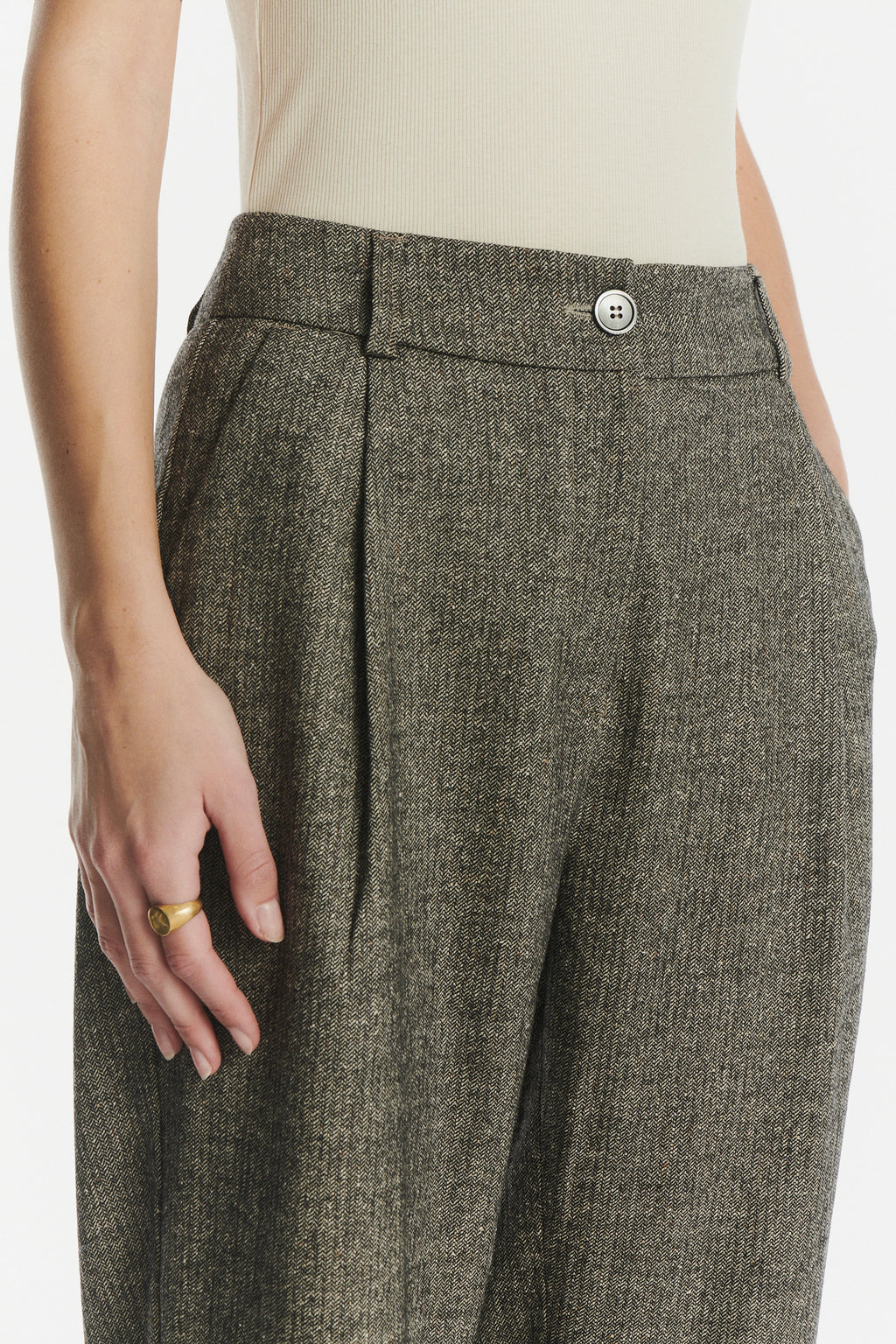 Genuine Trousers in the Finest Italian Wool and Silk