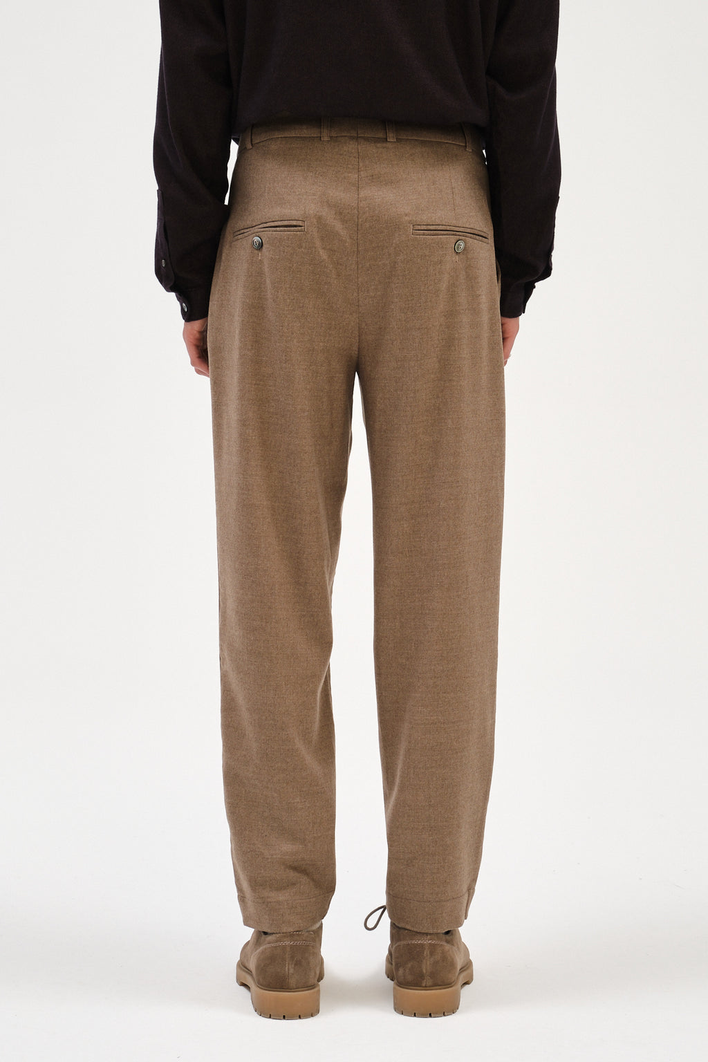 Genuine Trousers in the Finest Camel Virgin Wool from Giuseppe Botto