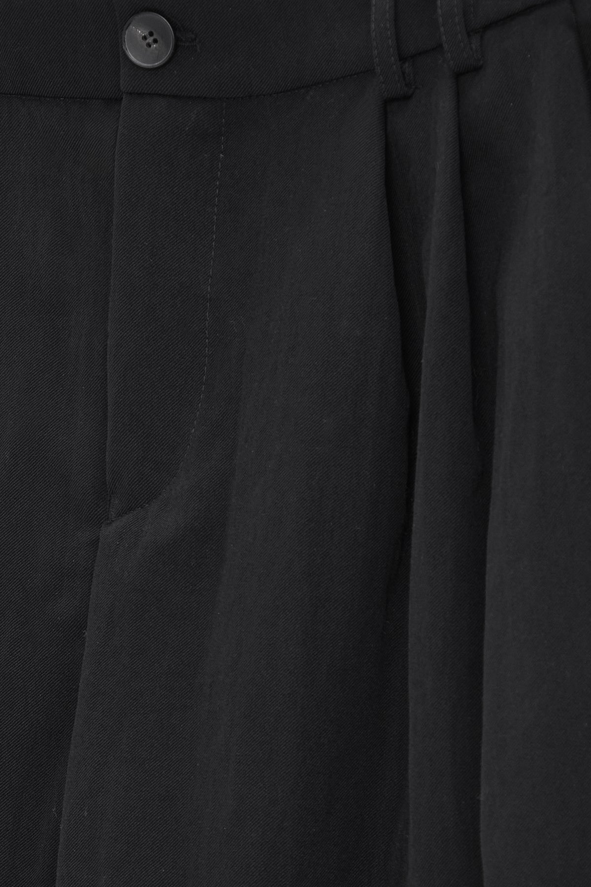 Utrecht Trousers in Black Italian Wool Twist