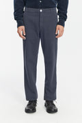 Fatigue Pants in the Finest Evening Blue Italian Twill Cotton and Wool