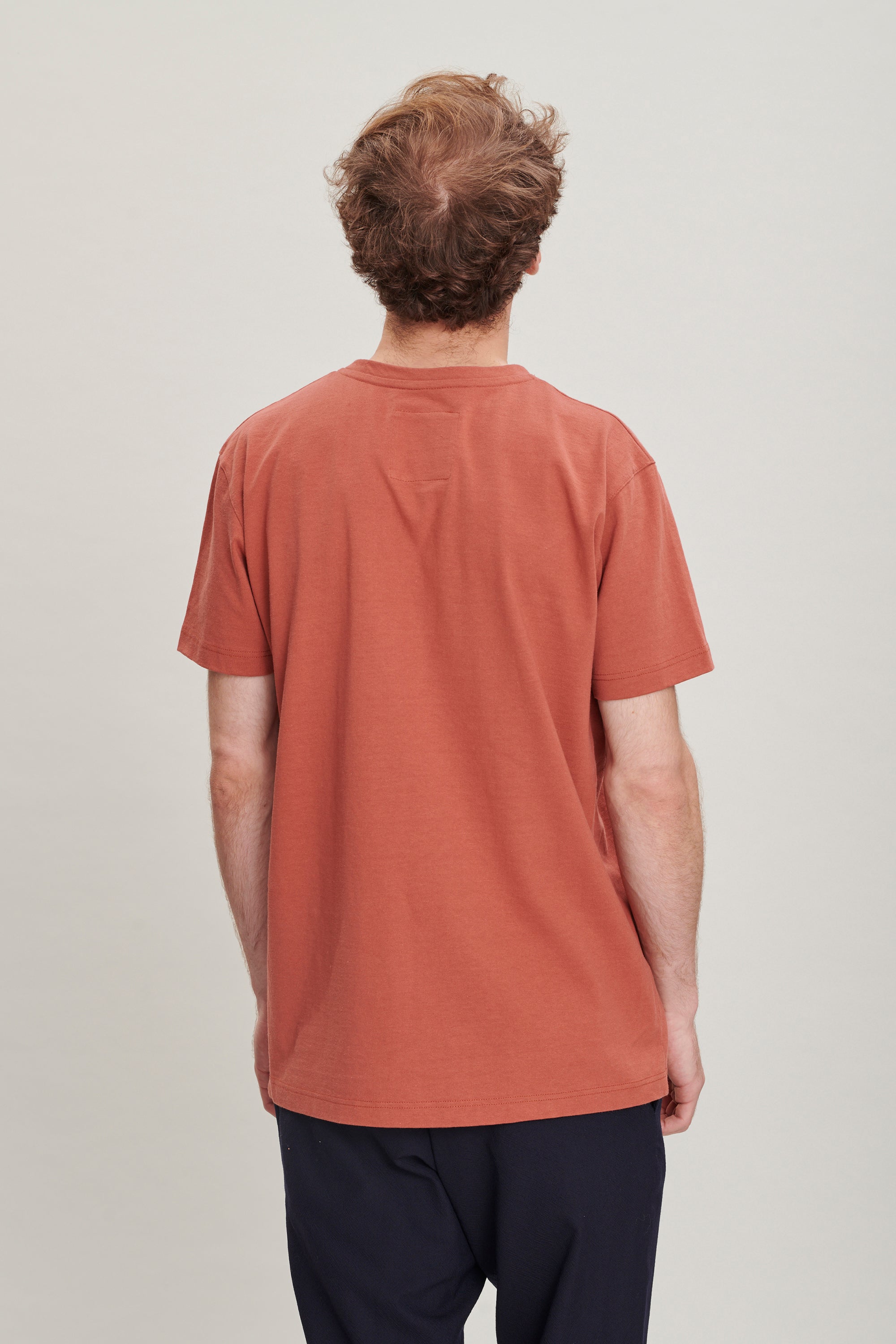 T-Shirt in a Rusty Japanese Cotton Jersey