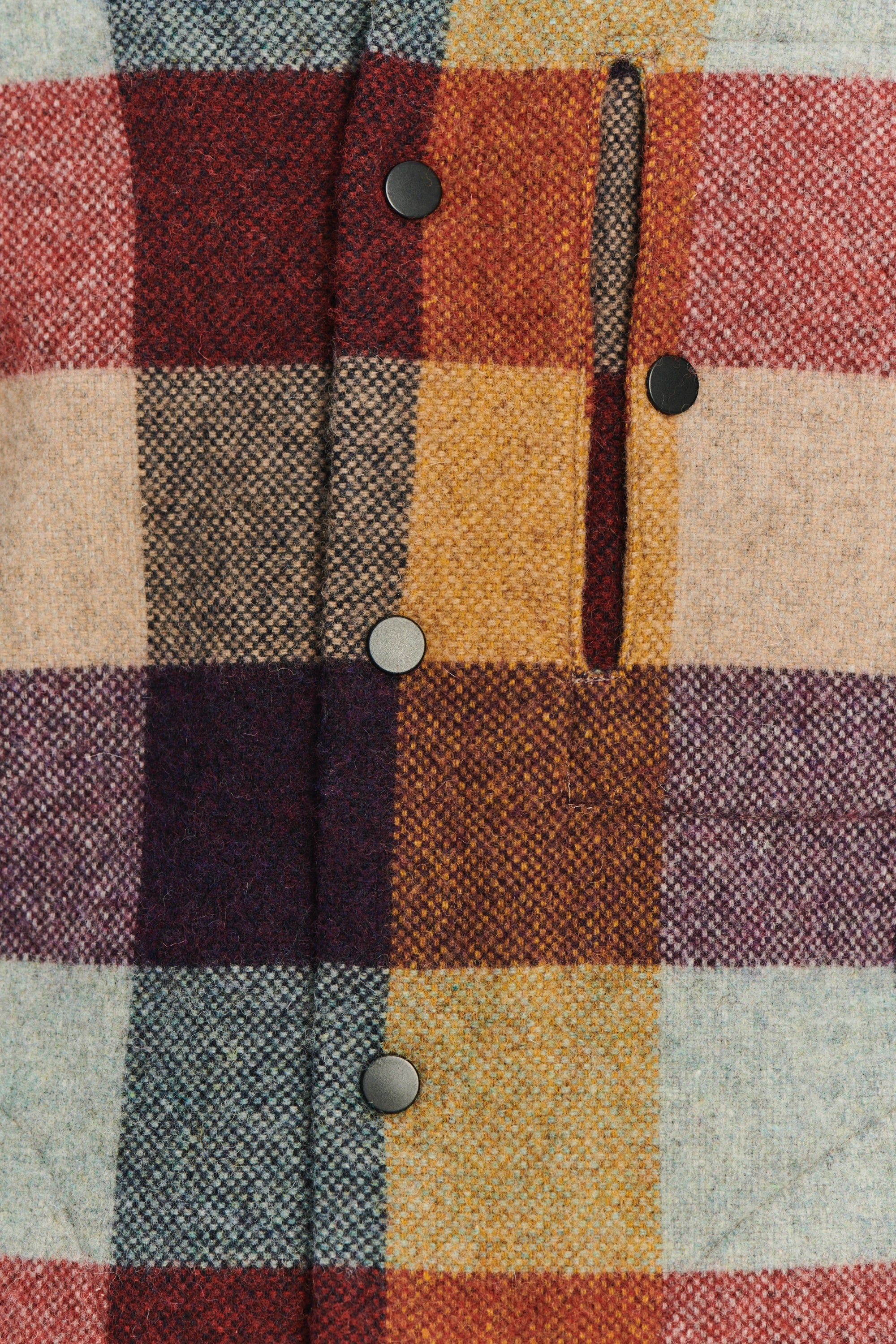Snap Button Jacket in a Recycled Wool with MEIDA