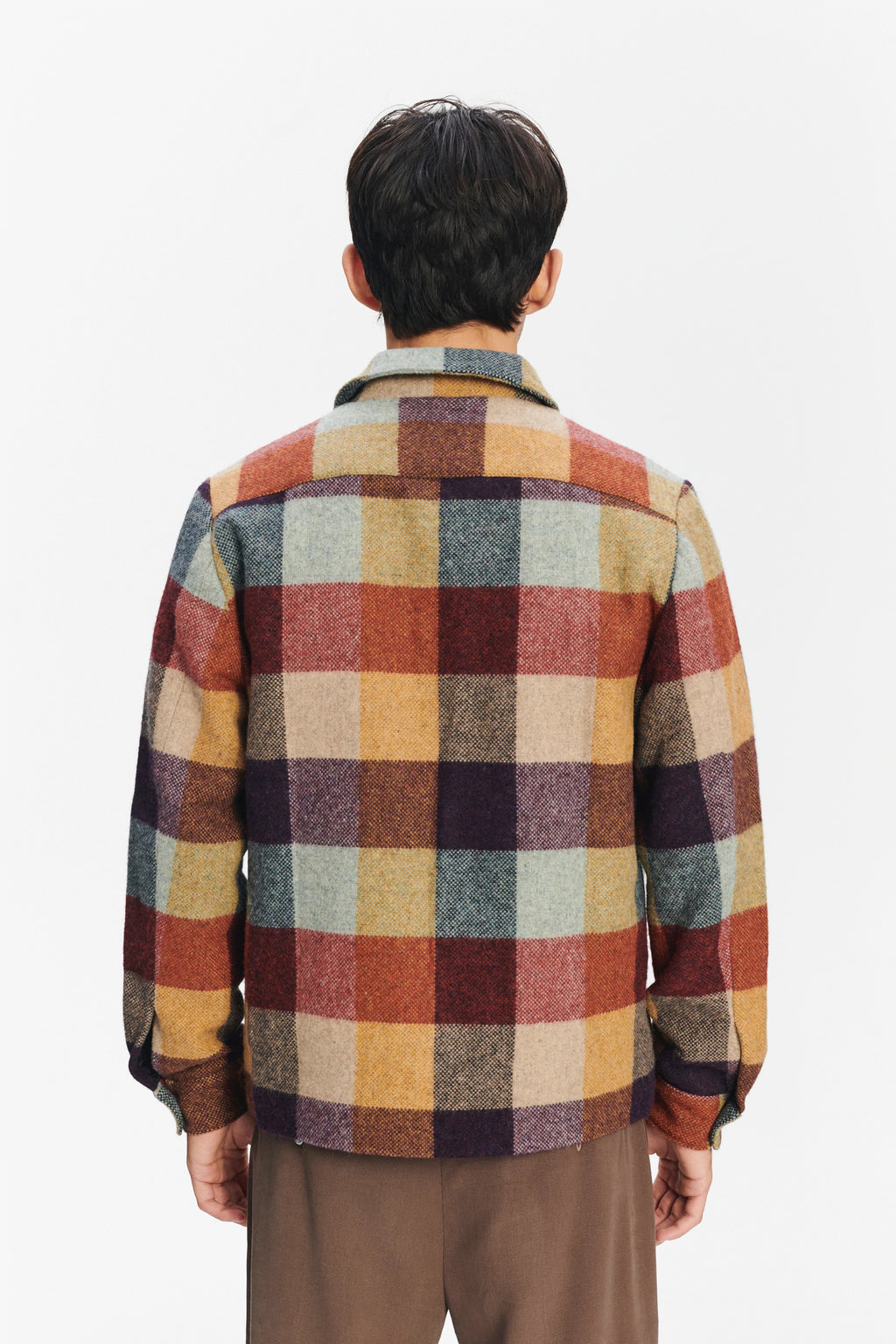 Snap Button Jacket in a Recycled Wool with MEIDA