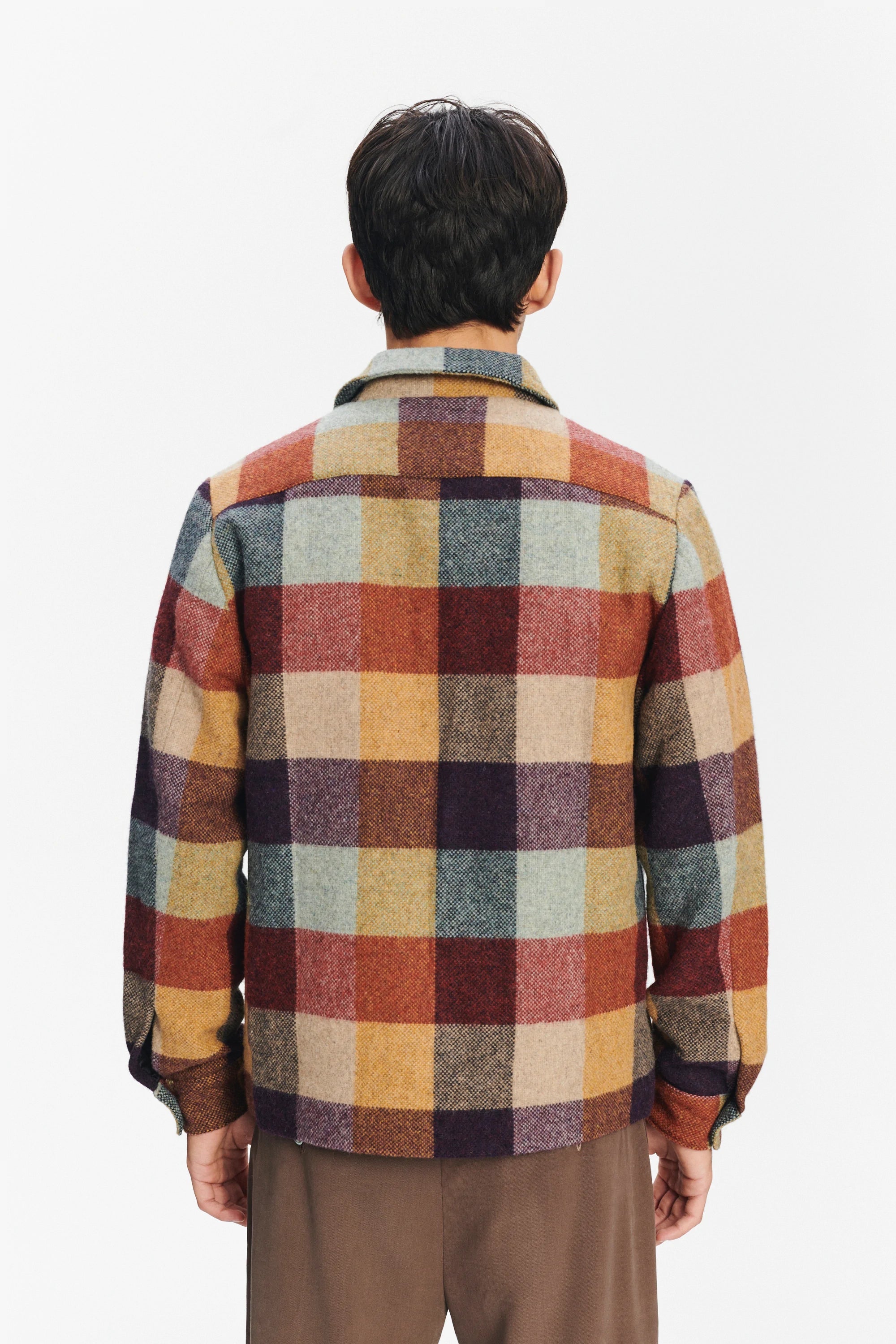 Snap Button Jacket in a Recycled Wool with MEIDA