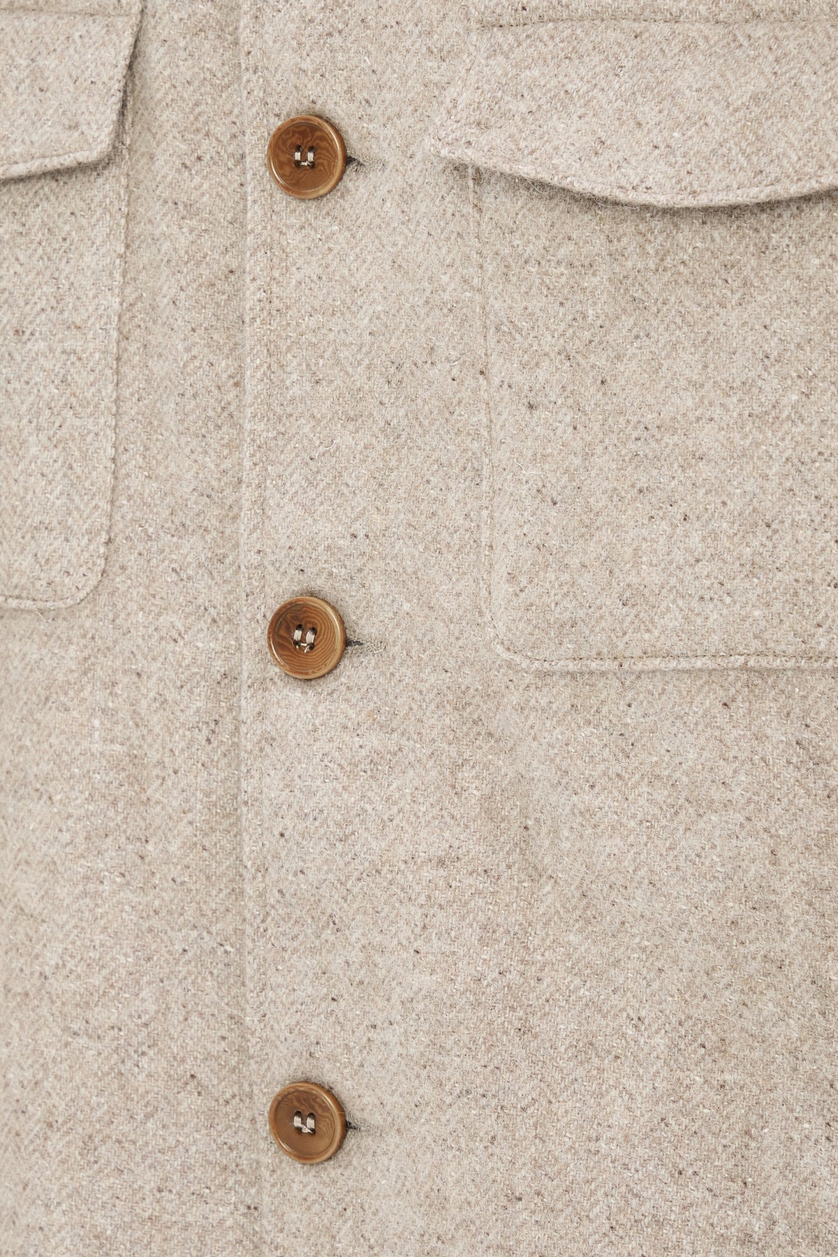 Jacket in a Recycled Italian Wool and Polyamide