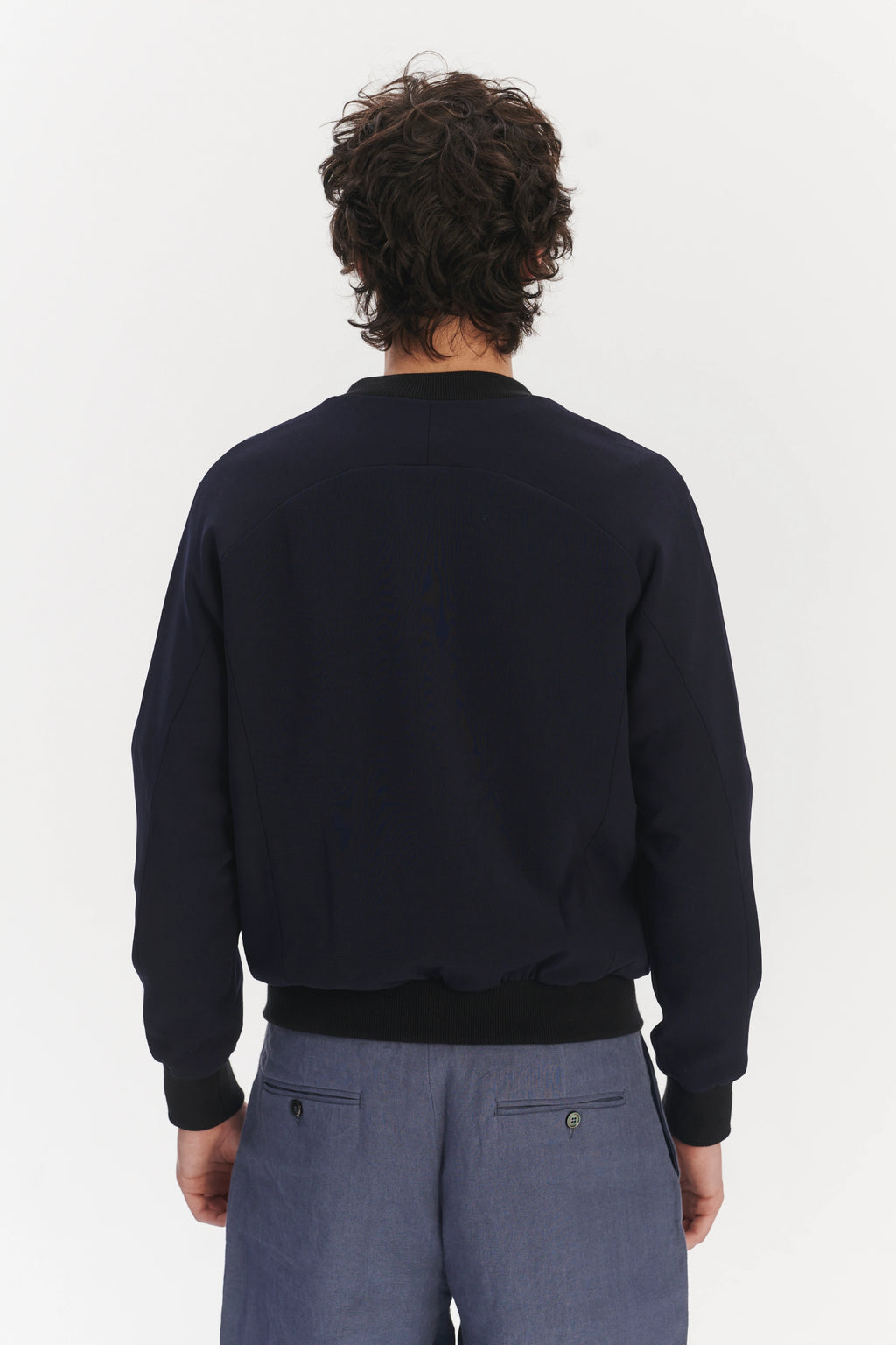 Bomber Jacket in the Modern Technical Wool from Vitale Barberis Canonico