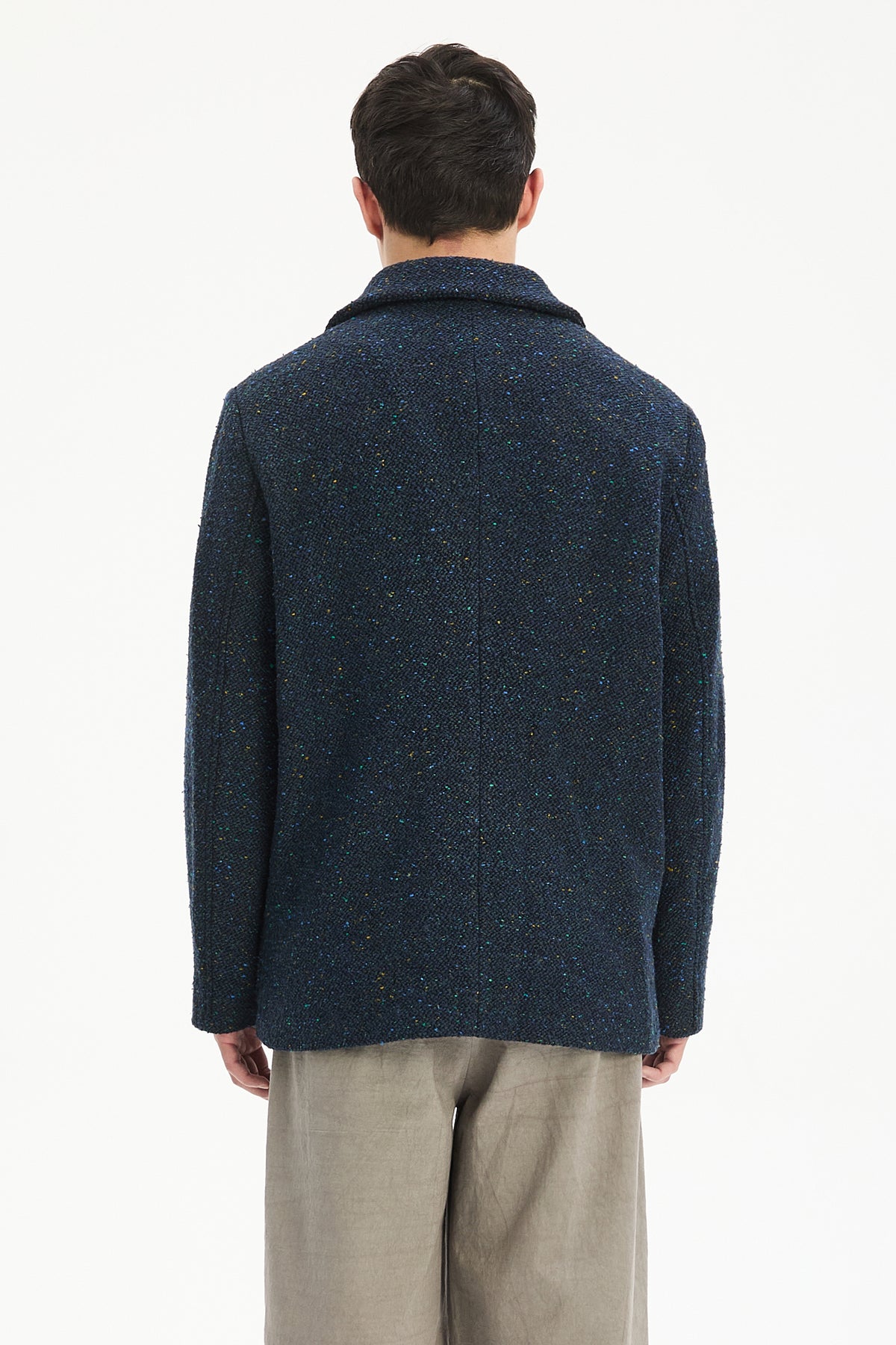 Torino Jacket in Navy Italian Wool