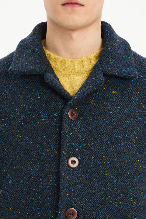 Torino Jacket in Navy Italian Wool