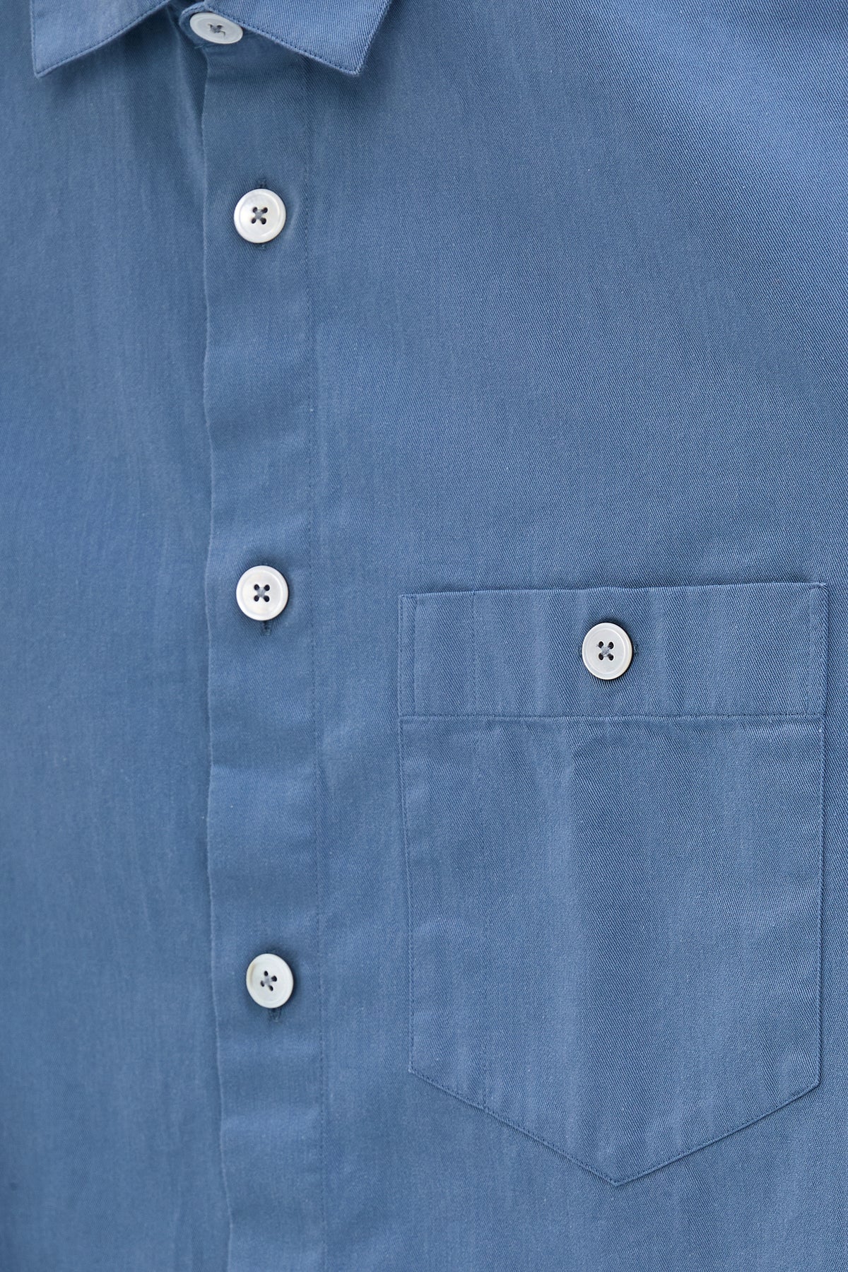 Architect's Shirt in Blue Organic Cotton