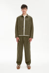 Workwear Jacket in a Subtle Firm Italian Organic Cotton