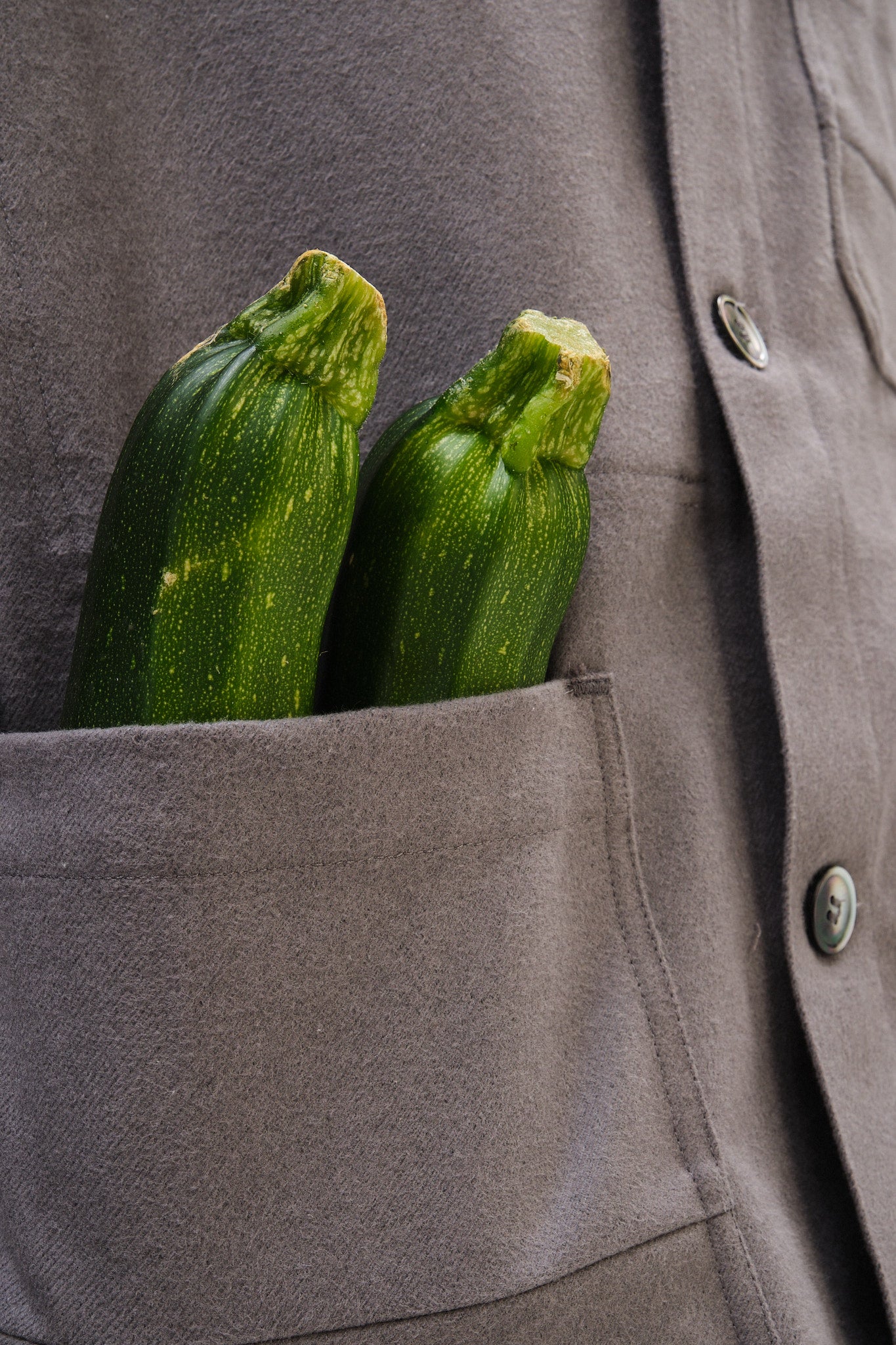 Dijon Workwear Jacket in a Grey Extra Thick Moleskin