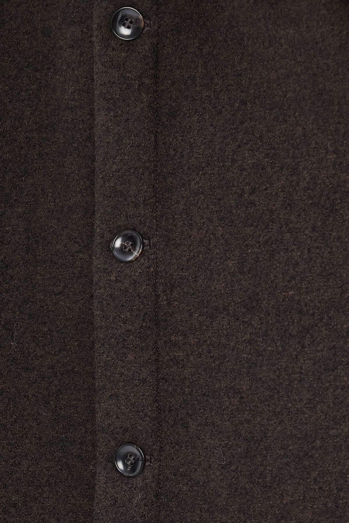Jacket in a Fine Dark Chocolate Boiled Wool