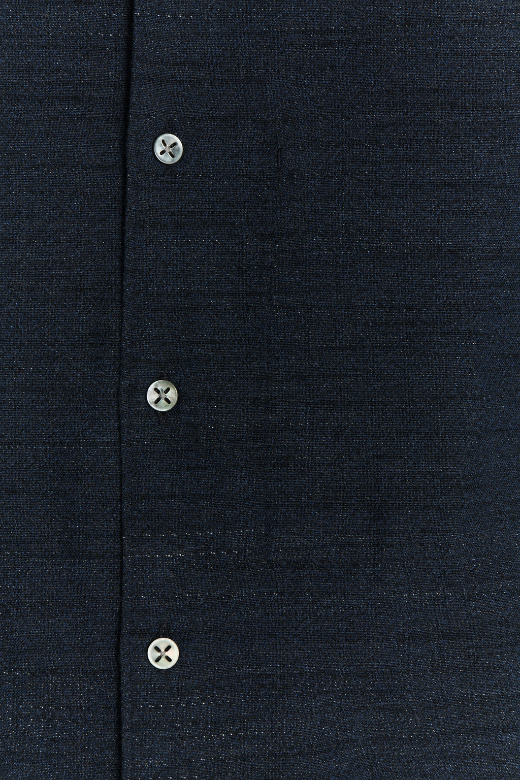 Feel Good Shirt in the Finest Navy Blue, Black and Grey Cotton and Wool