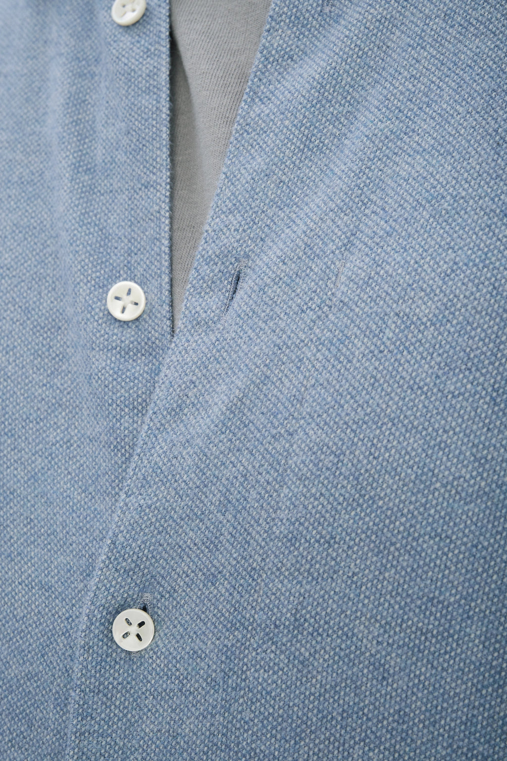 Feel Good Shirt in a Blue Soft Double Brushed Italian Cotton Flannel