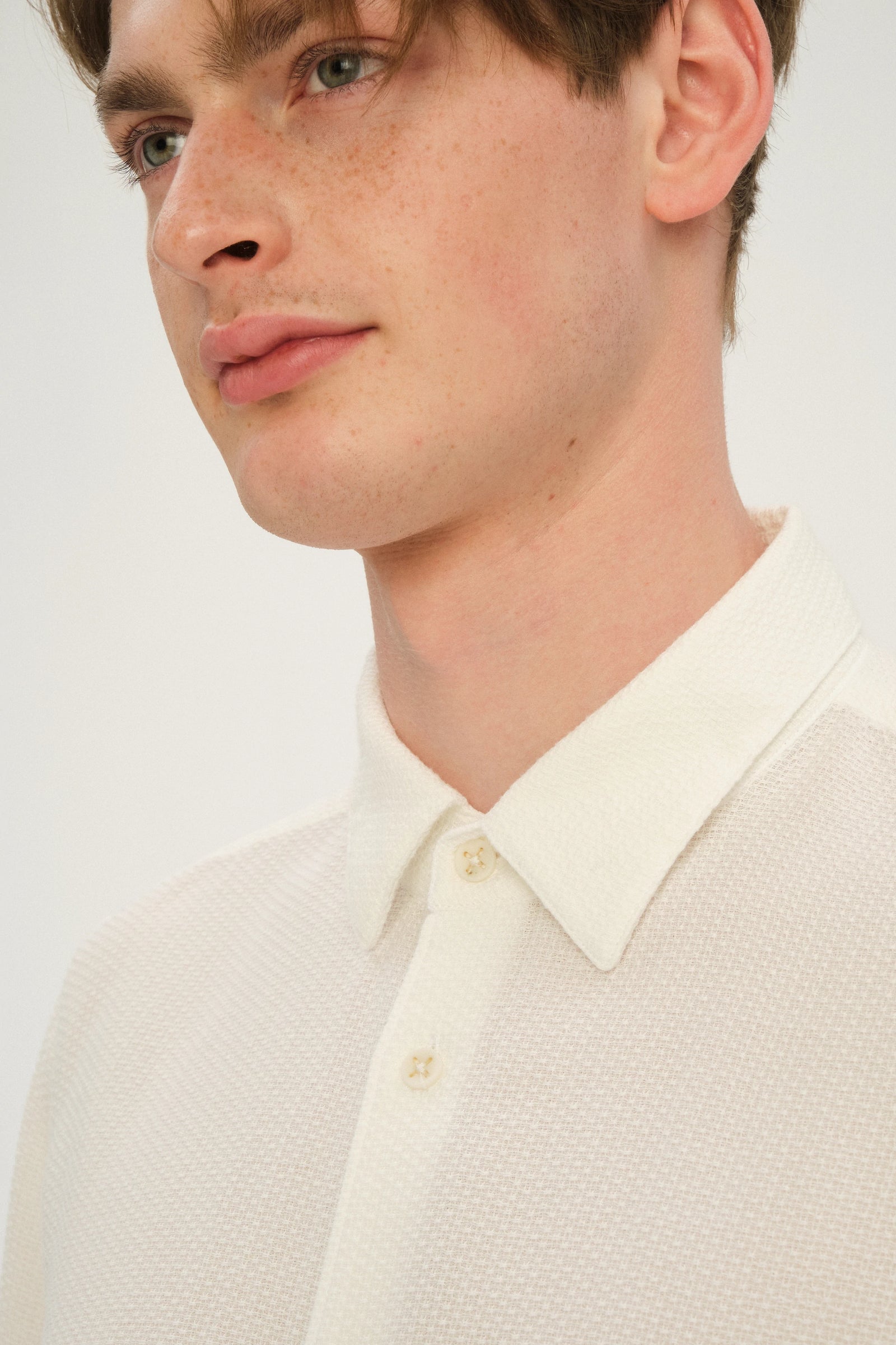 Feel Good Shirt in a White Airy Portuguese Cotton