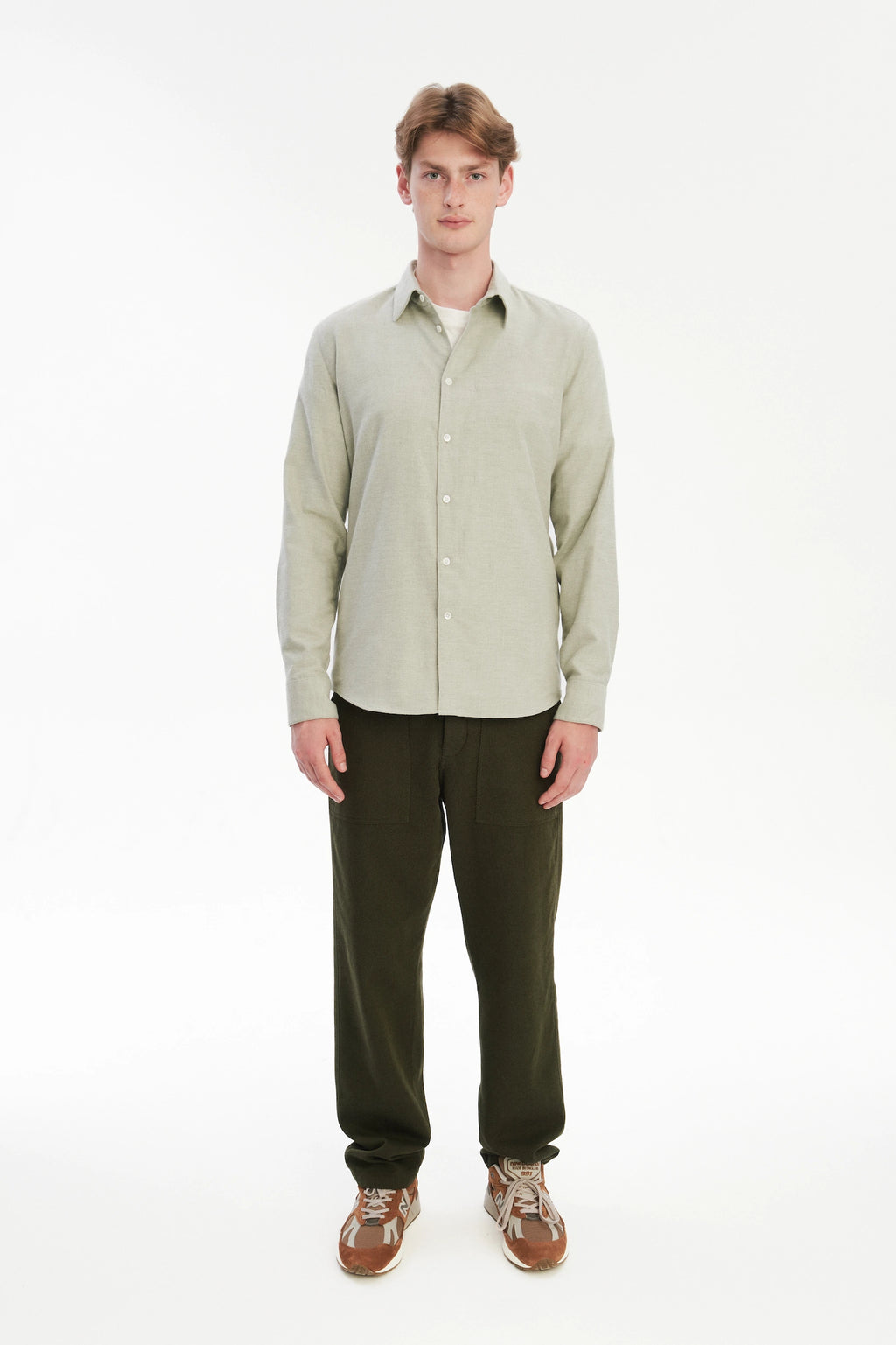 Feel Good Shirt in the Finest Cotton – Pastel Green