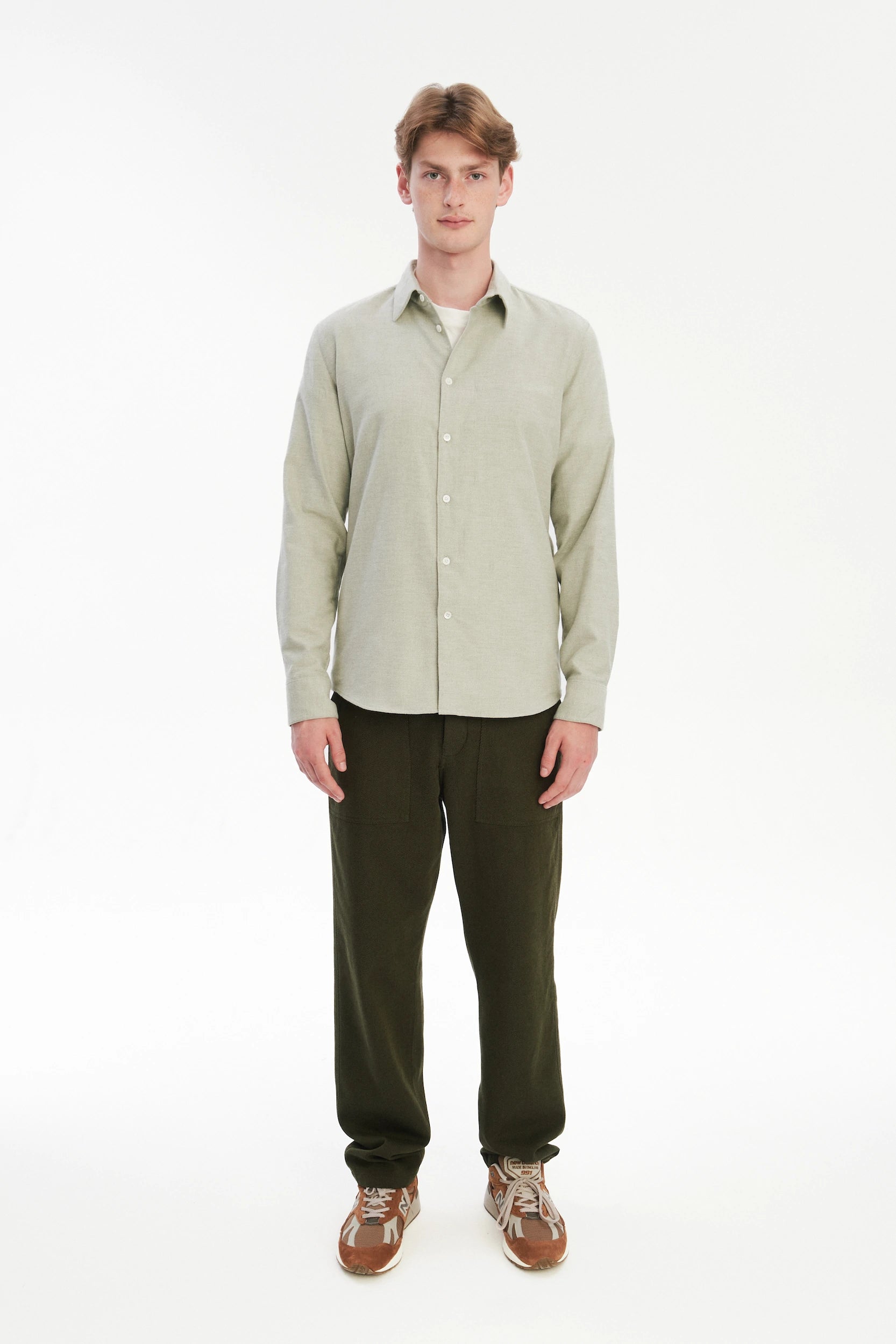 Feel Good Shirt in the Finest Cotton – Pastel Green