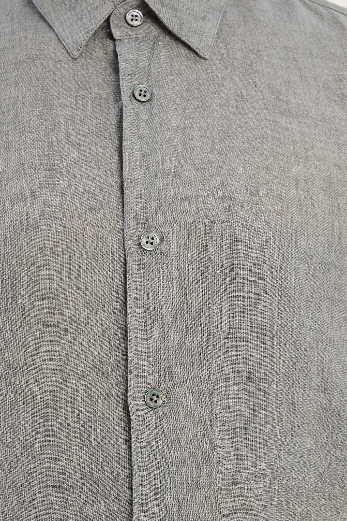 Feel Good Shirt in a Chalk Grey Pure Italian Linen