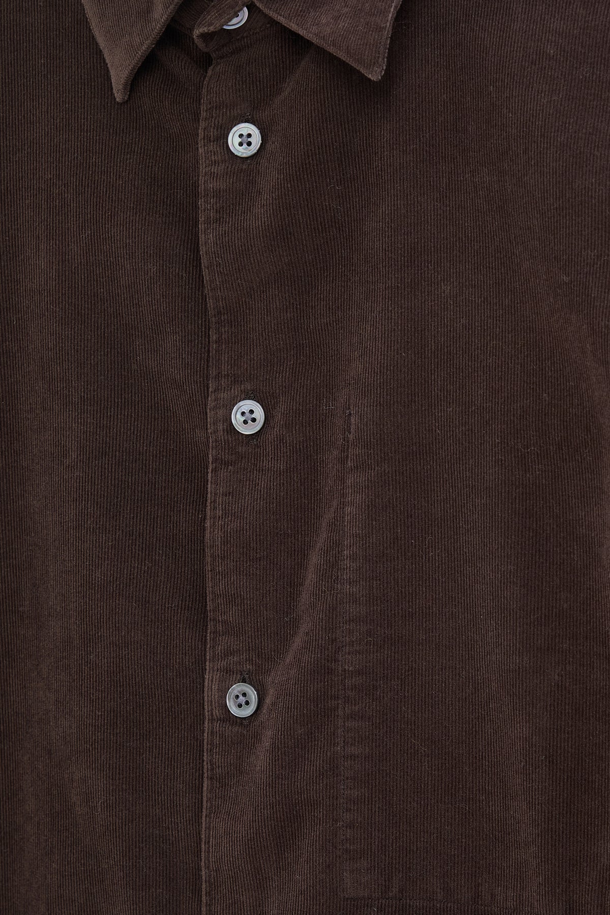 Feel Good Shirt in Brown Italian Cashmere Cord